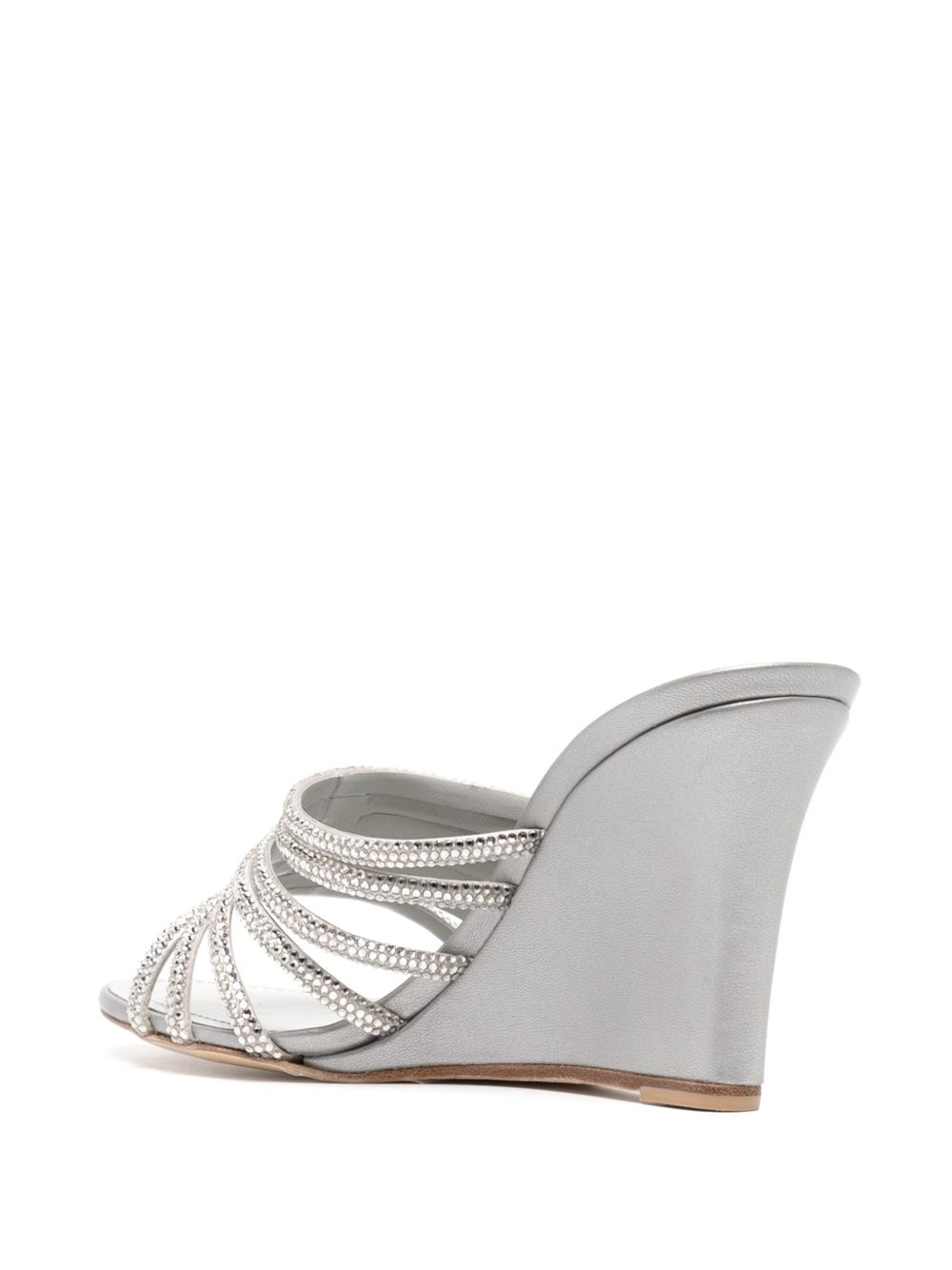 90mm full-trim wedge sandals - 3