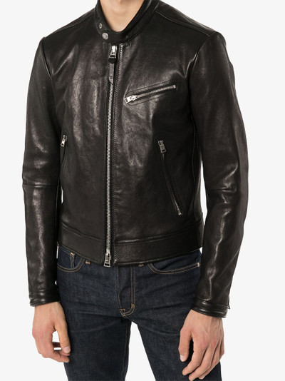 TOM FORD leather biker jacket outlook