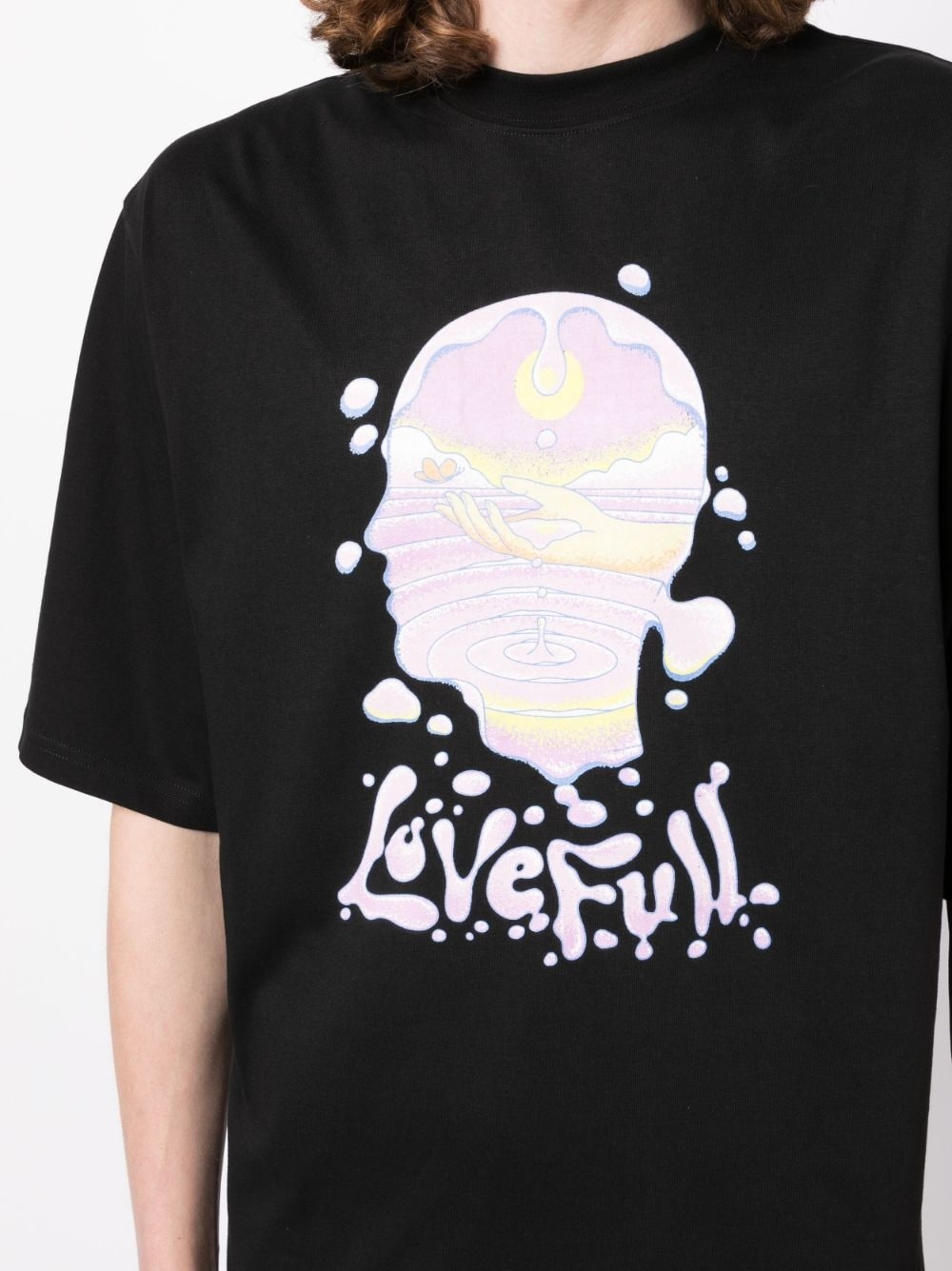 graphic-print crew-neck T-shirt - 5