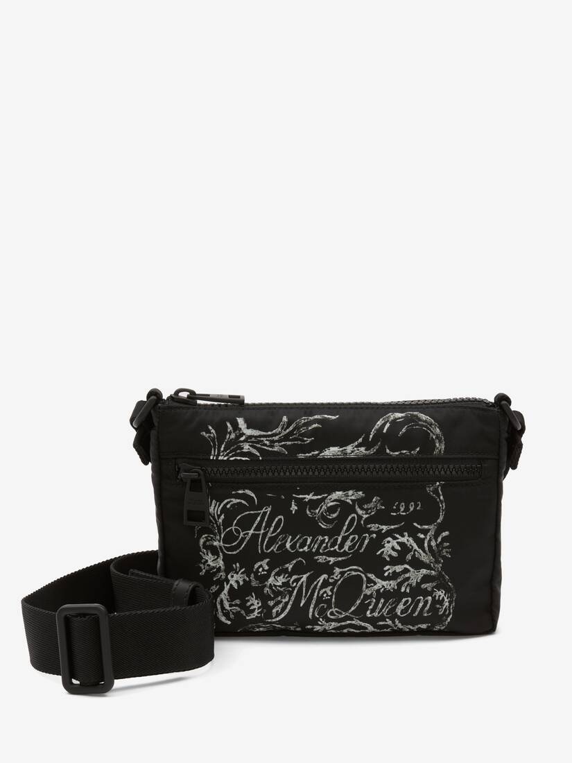Blake Illustration Phone Bag in Black/white - 1