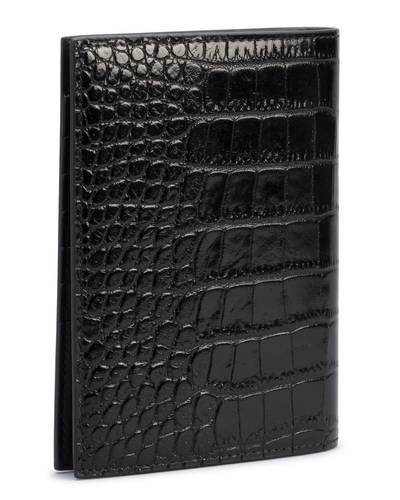 TOM FORD TF Croc-Embossed Leather Passport Holder outlook