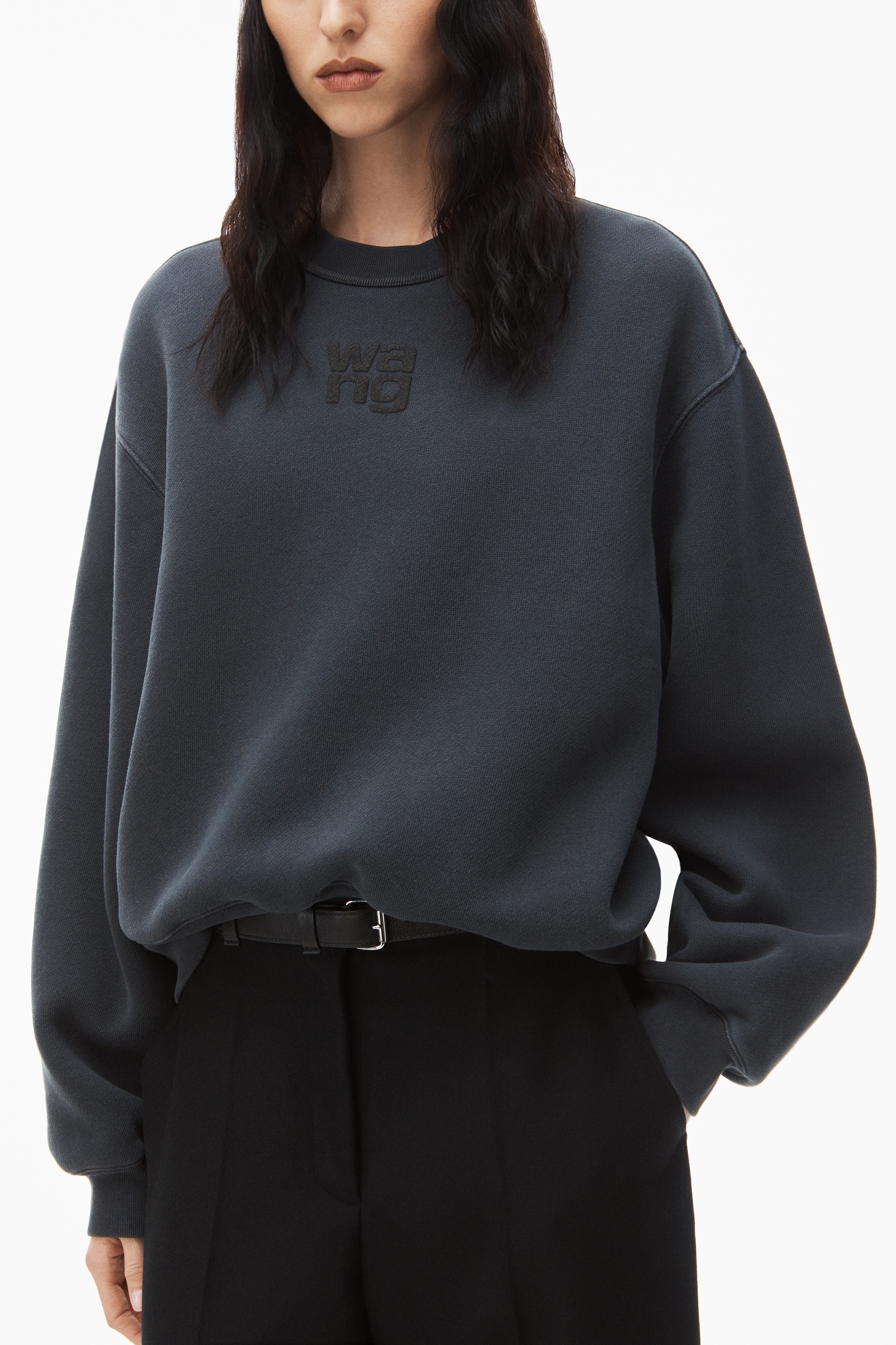 puff logo sweatshirt in terry - 5