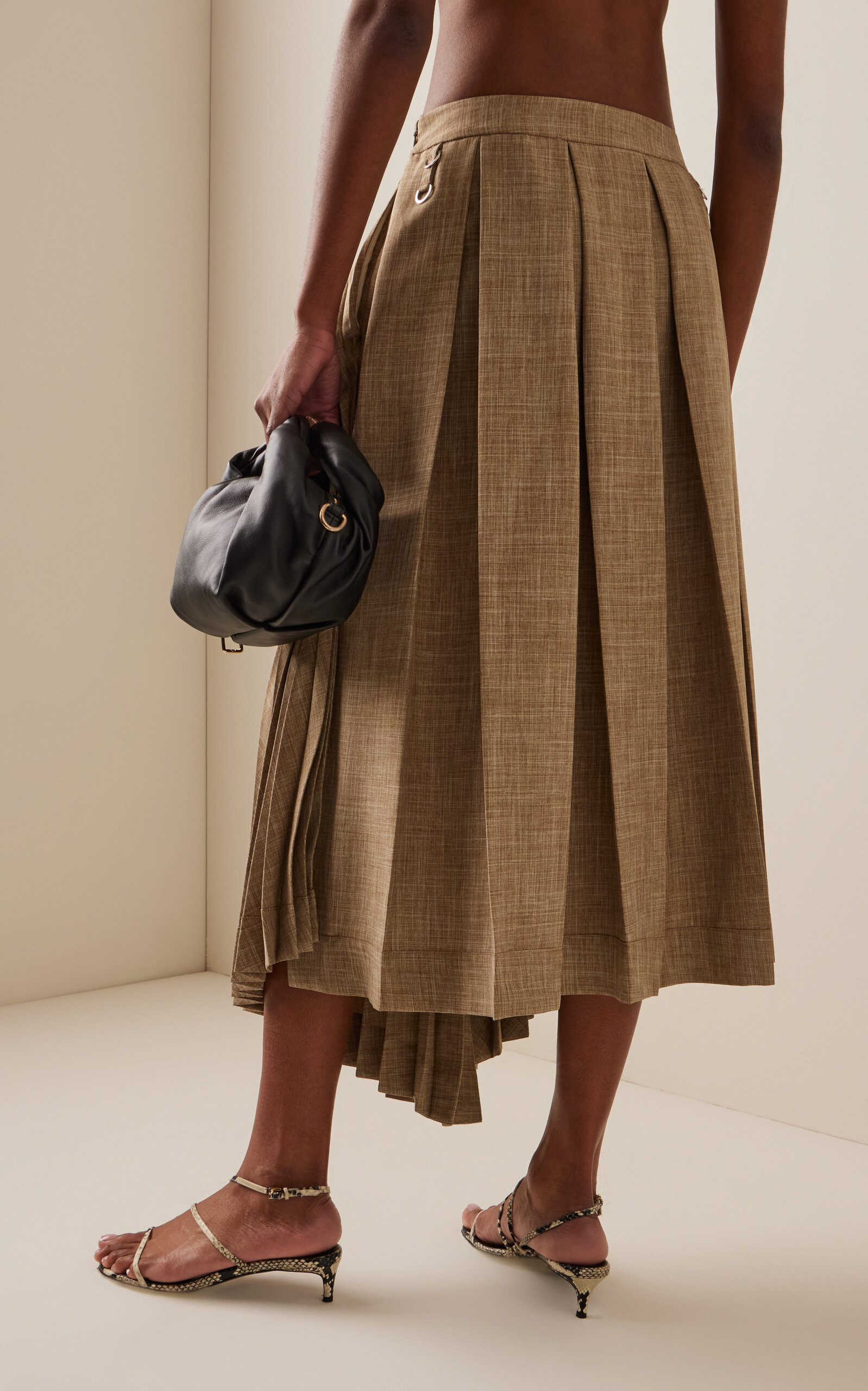 Cavo Tailoring Canvas Skirt neutral - 4