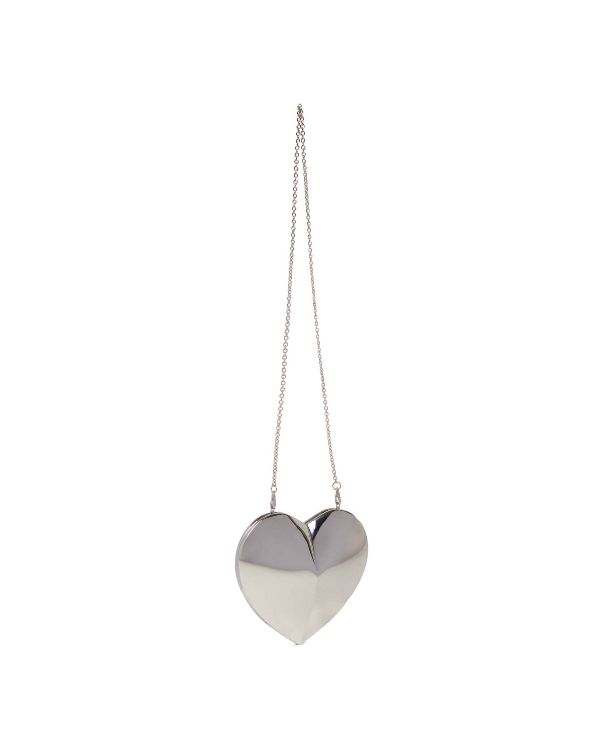 Silver Minaudiere Le Coeur Bag - 5