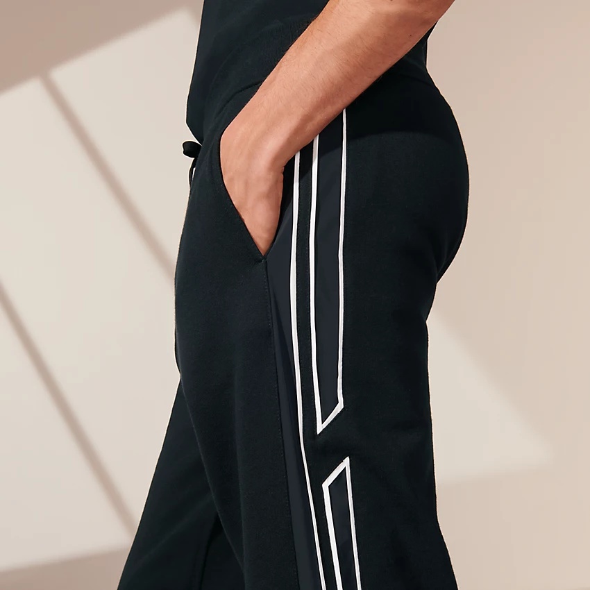 "Run H" bicolor jogging pants - 3