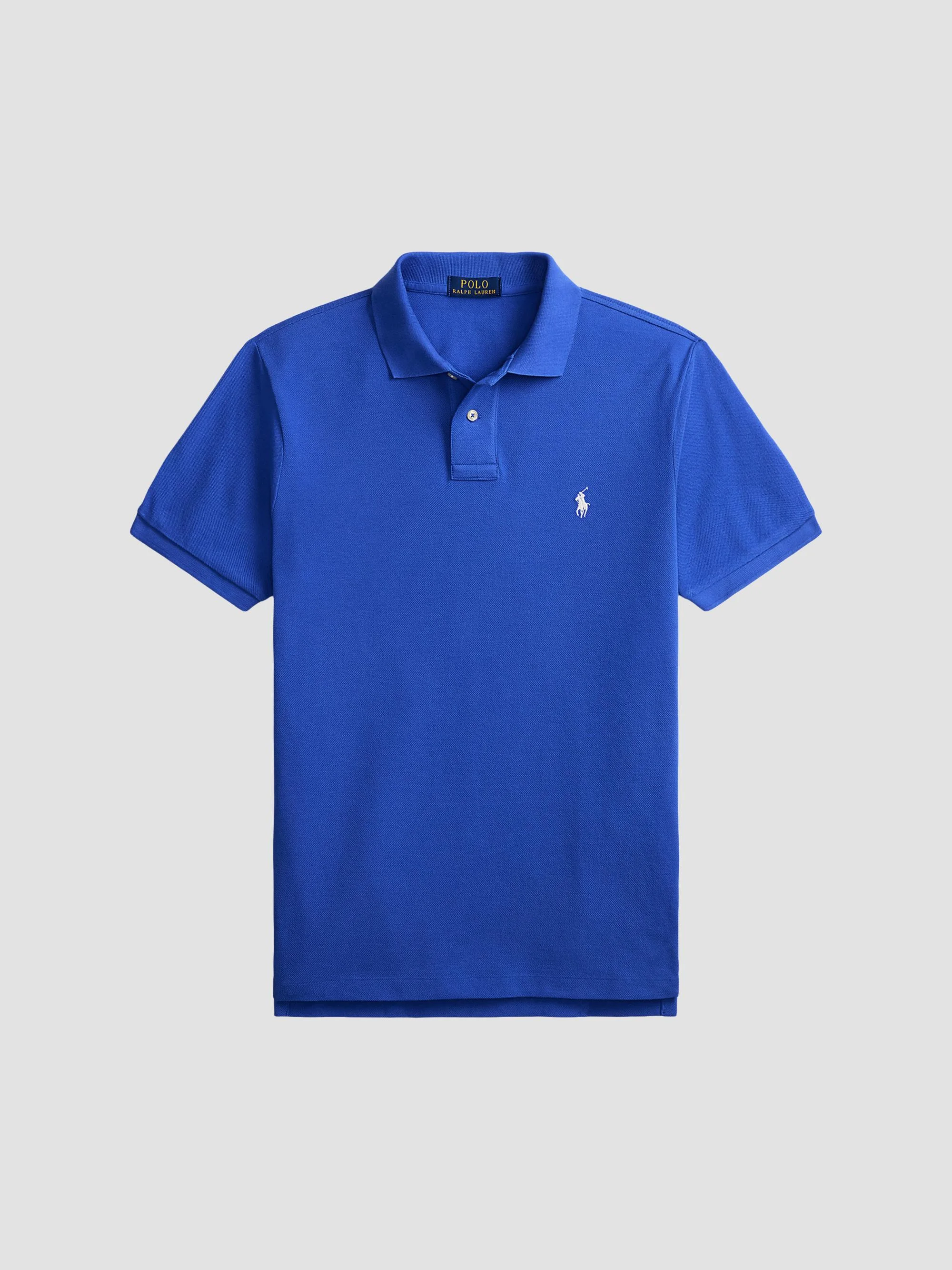 Men's The Iconic Mesh Polo Shirt - New Iris Blue - 1