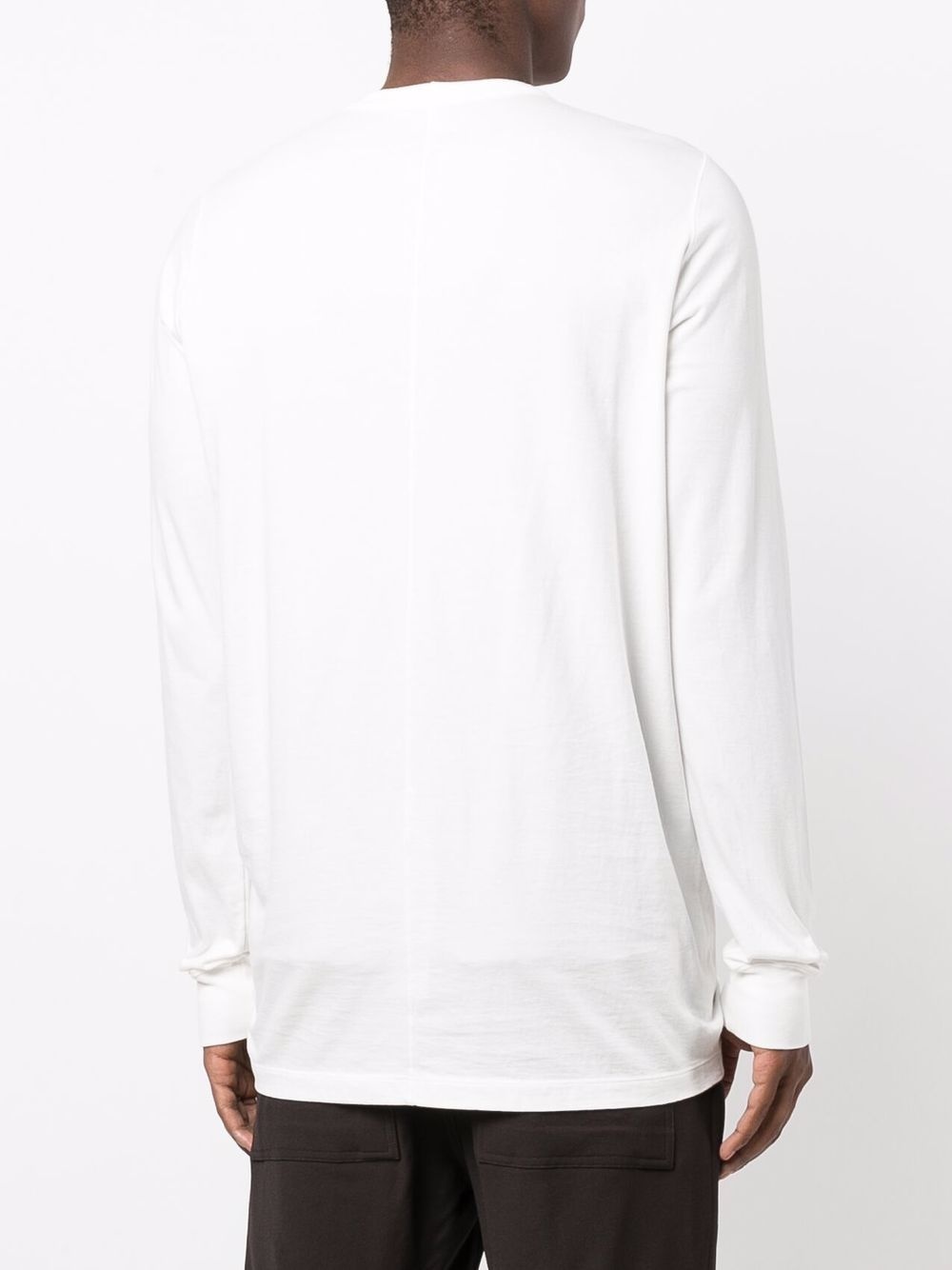 long-sleeve panelled T-shirt - 4