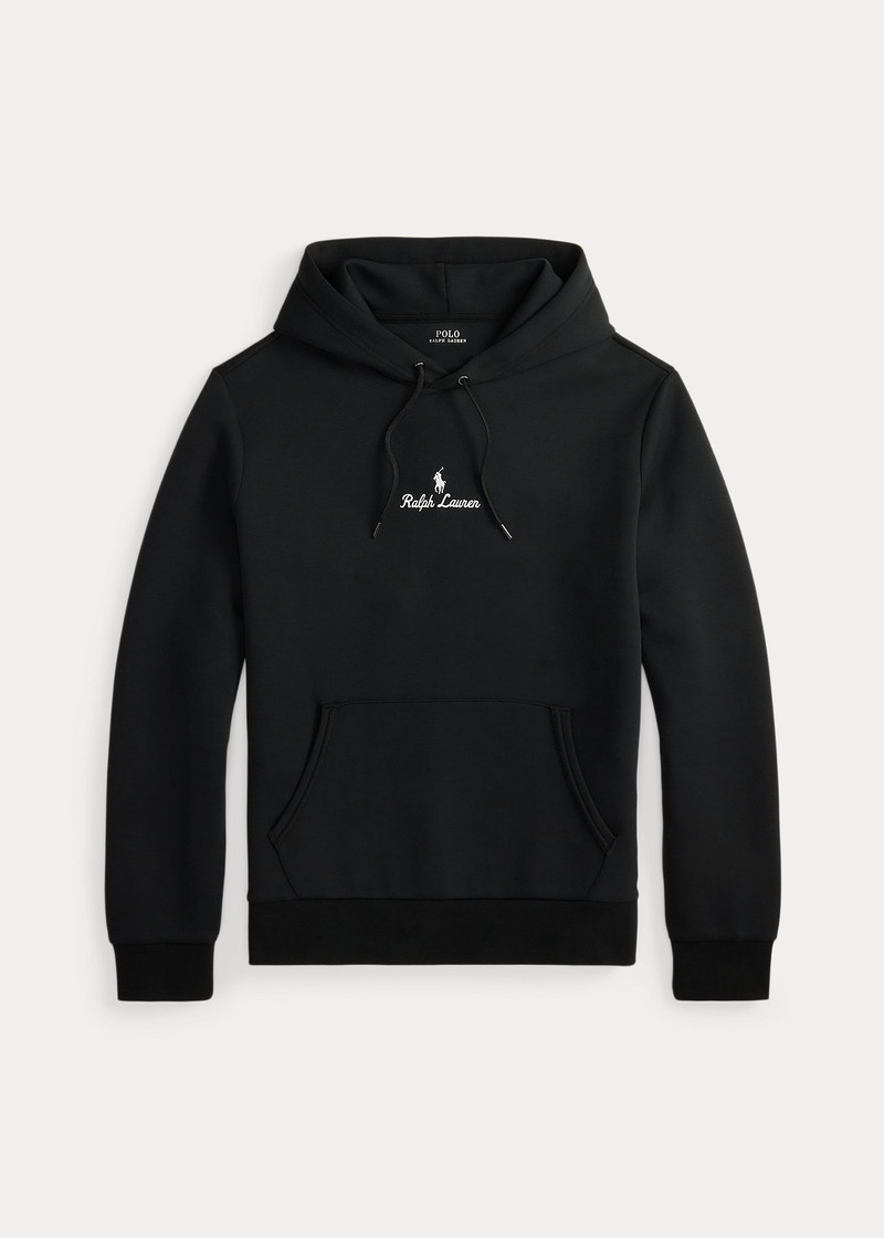 Logo Double-Knit Hoodie 1