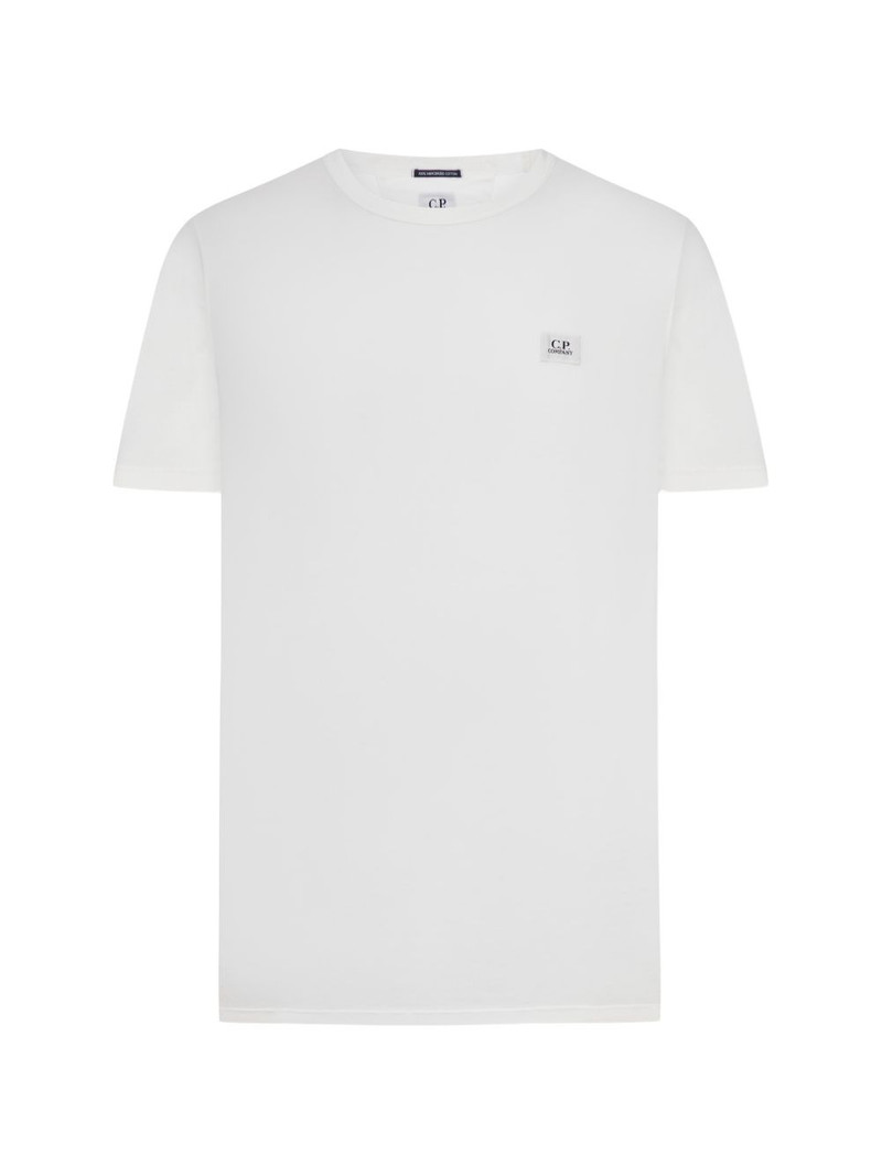 mercerized jersey 70/2 gasato short sleeve patch T-Shirt 1