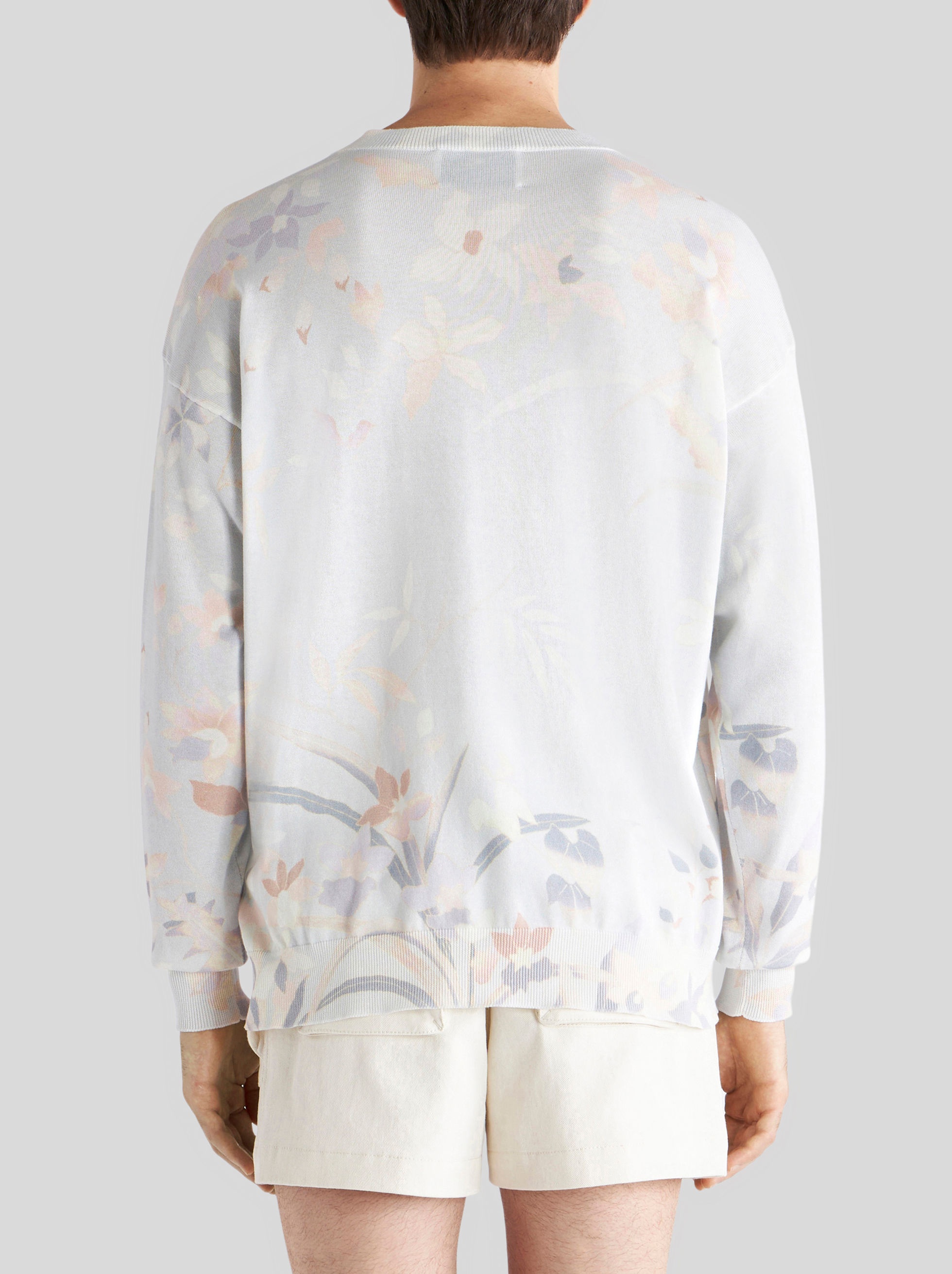 JUMPER WITH LEAFY FLORAL PRINT - 4