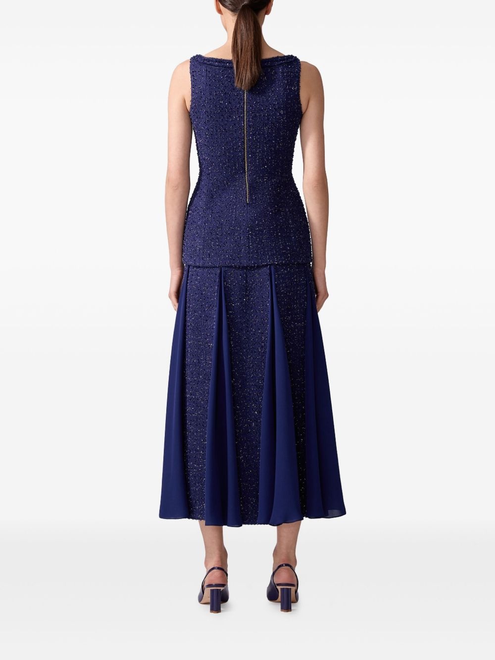 tweed midi skirt - 3