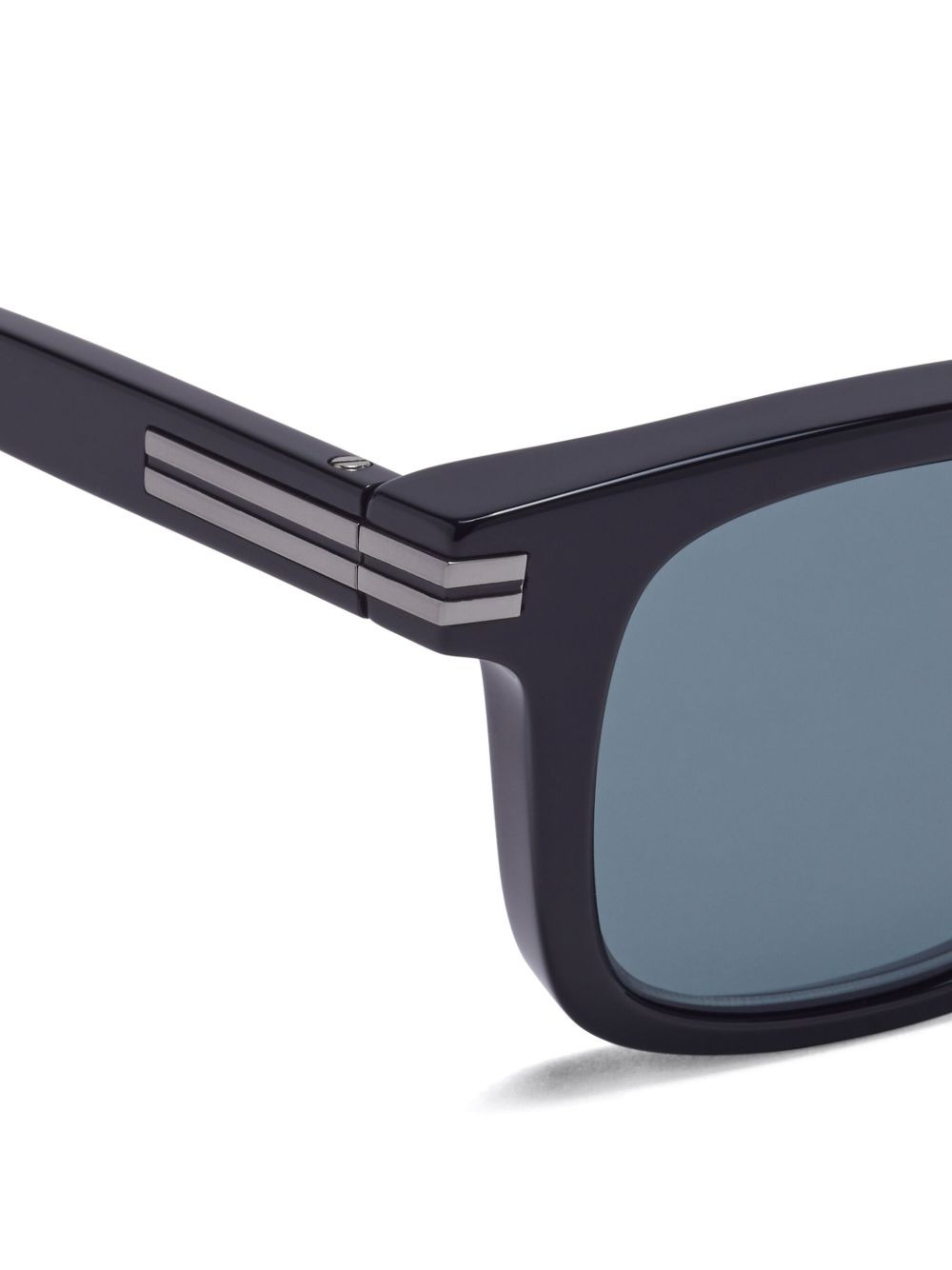 striped round-frame sunglasses - 3