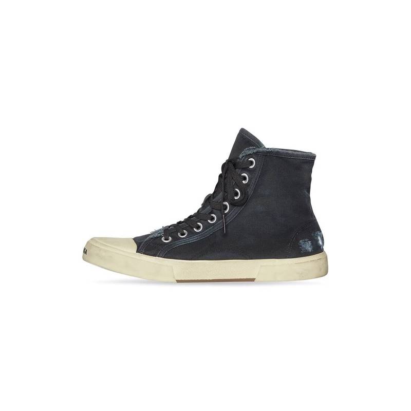 BALENCIAGA Women's Paris High Top Sneaker in Black outlook