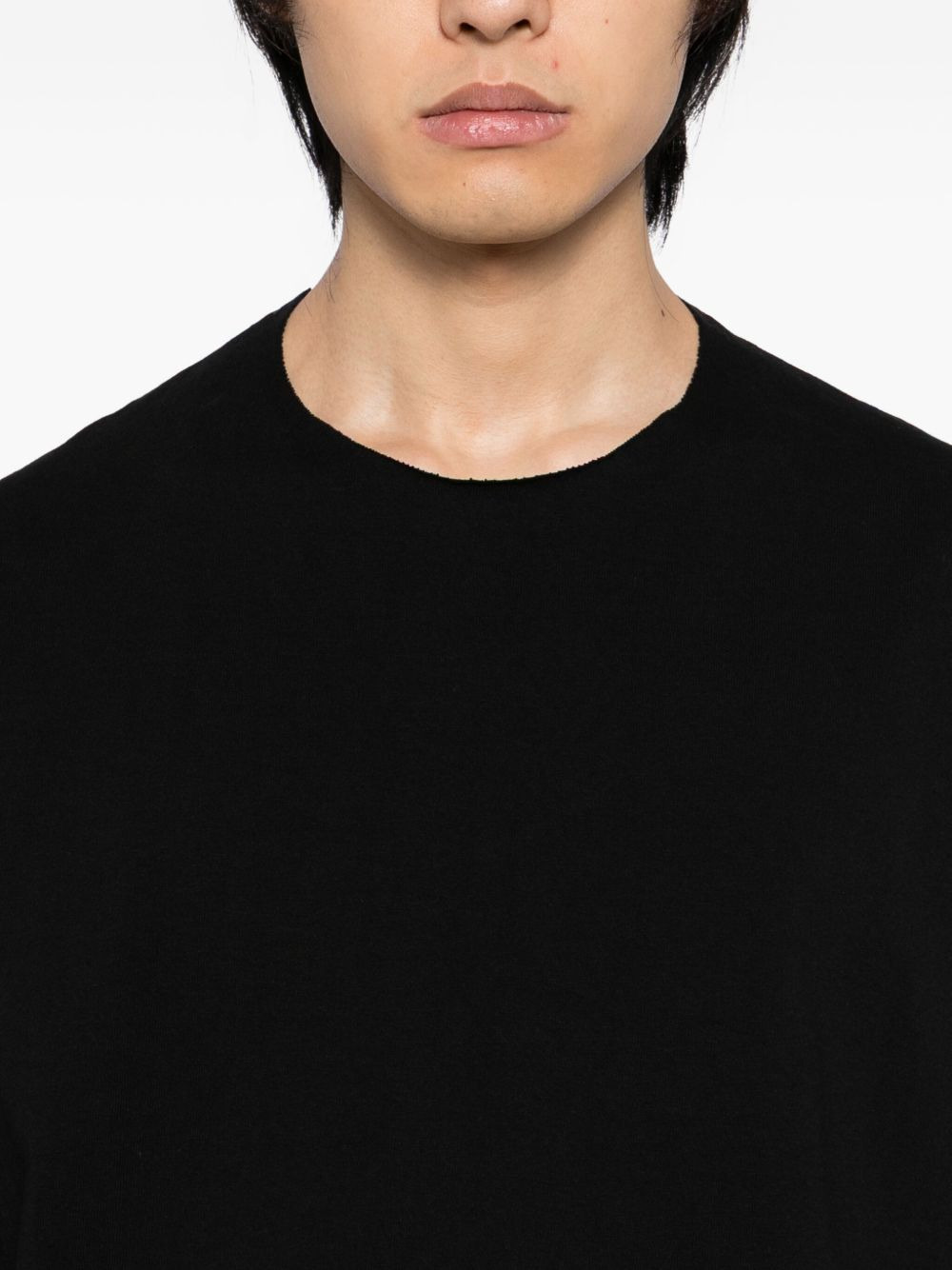 panelled cotton T-shirt - 4