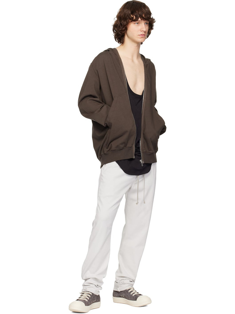 Rick Owens DRKSHDW Gray Temple Jumbo Gimp Hoodie outlook