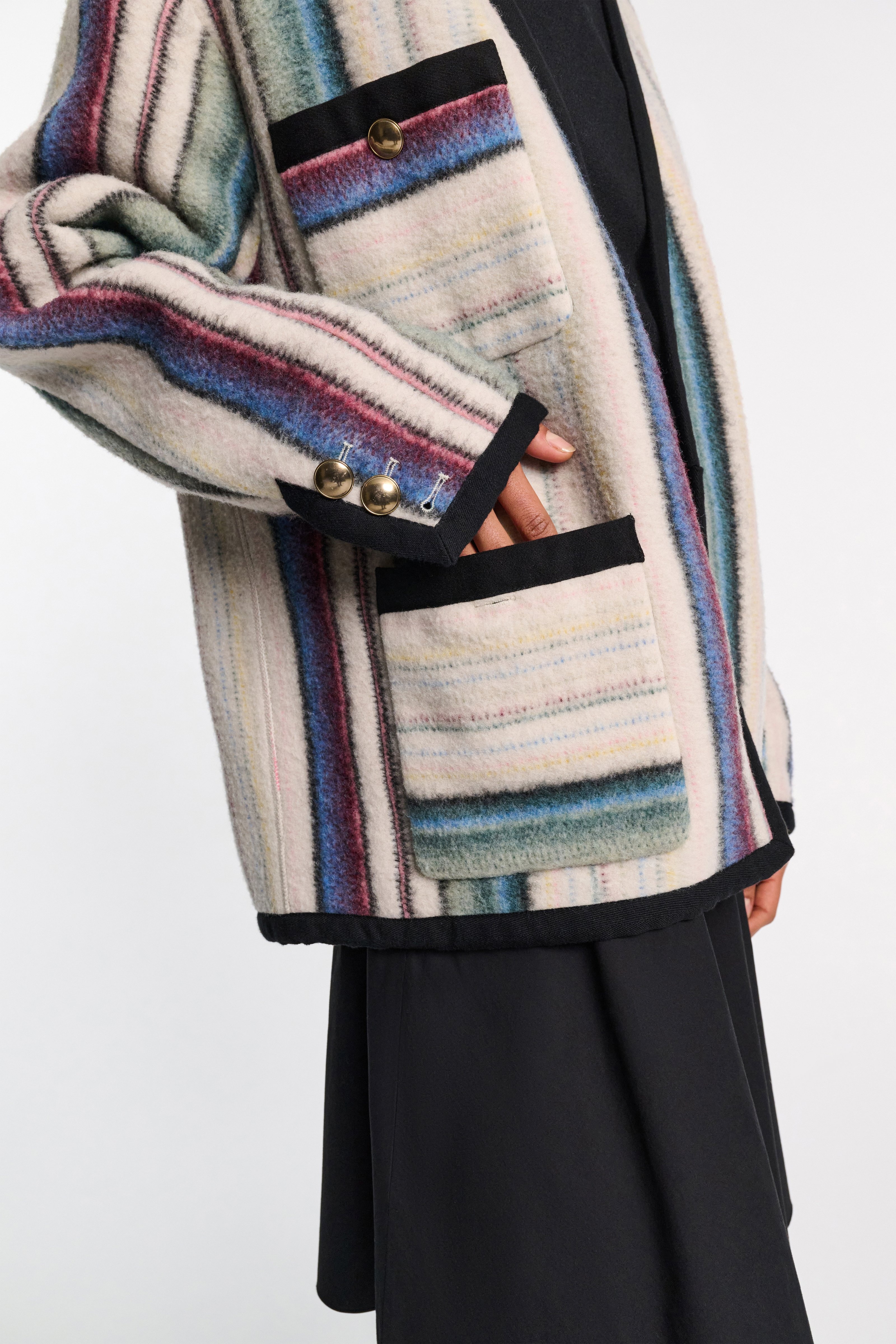 STRIPED COMFORT jacket - 7
