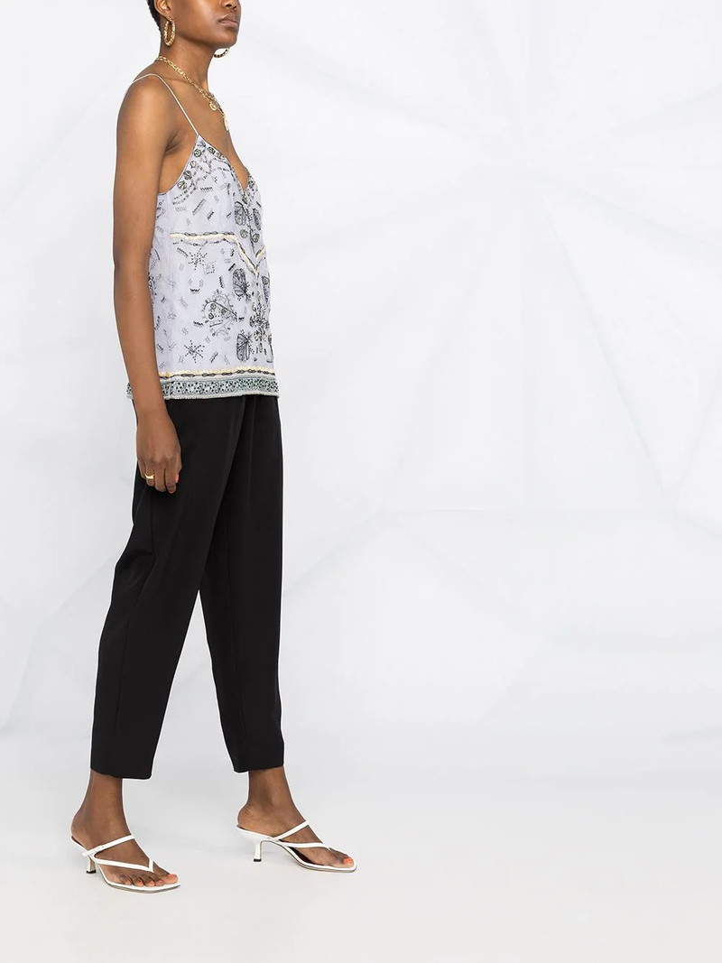Conchiglie-print silk camisole top 6
