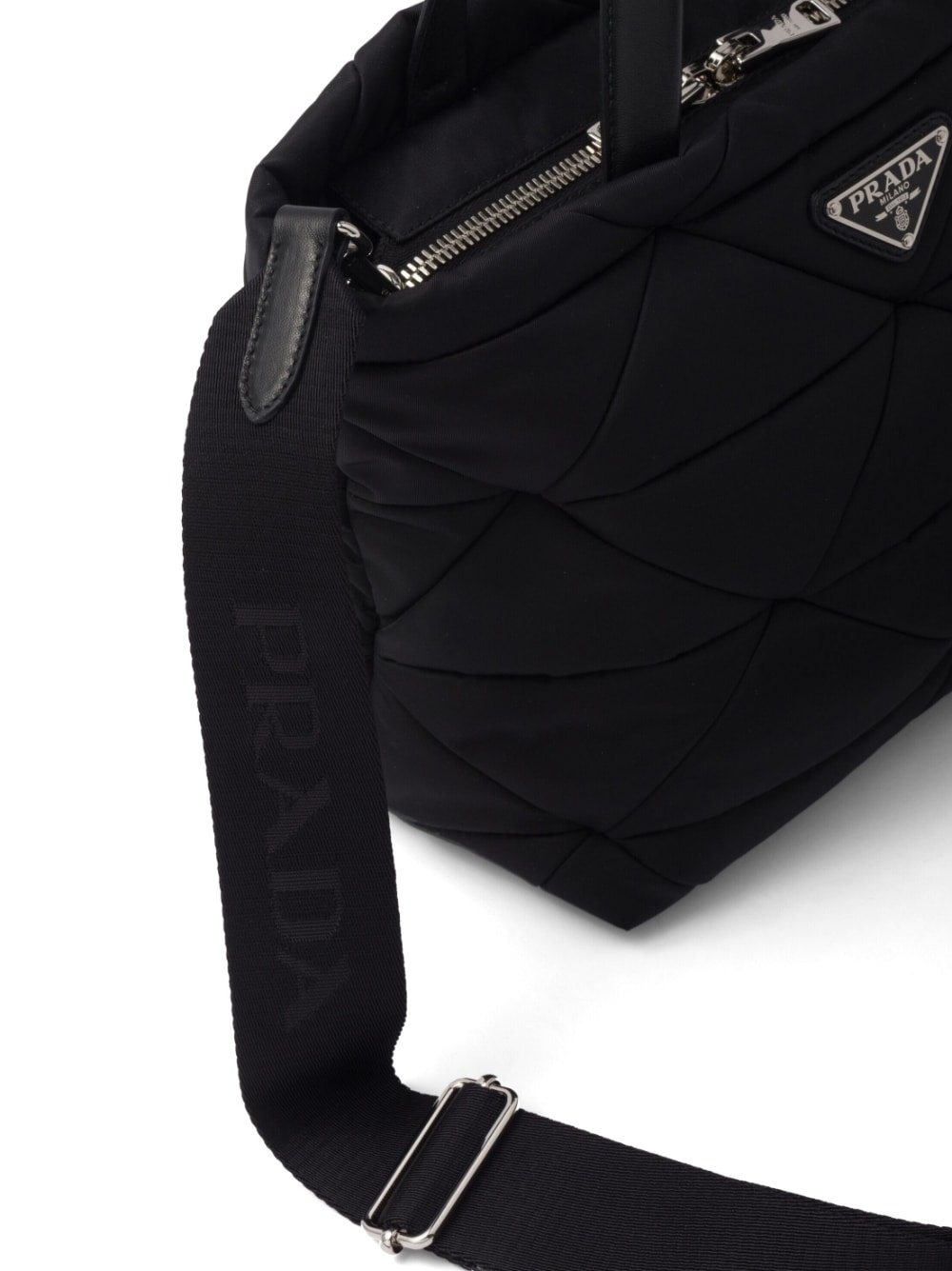 Padded Re-Nylon tote bag - 5