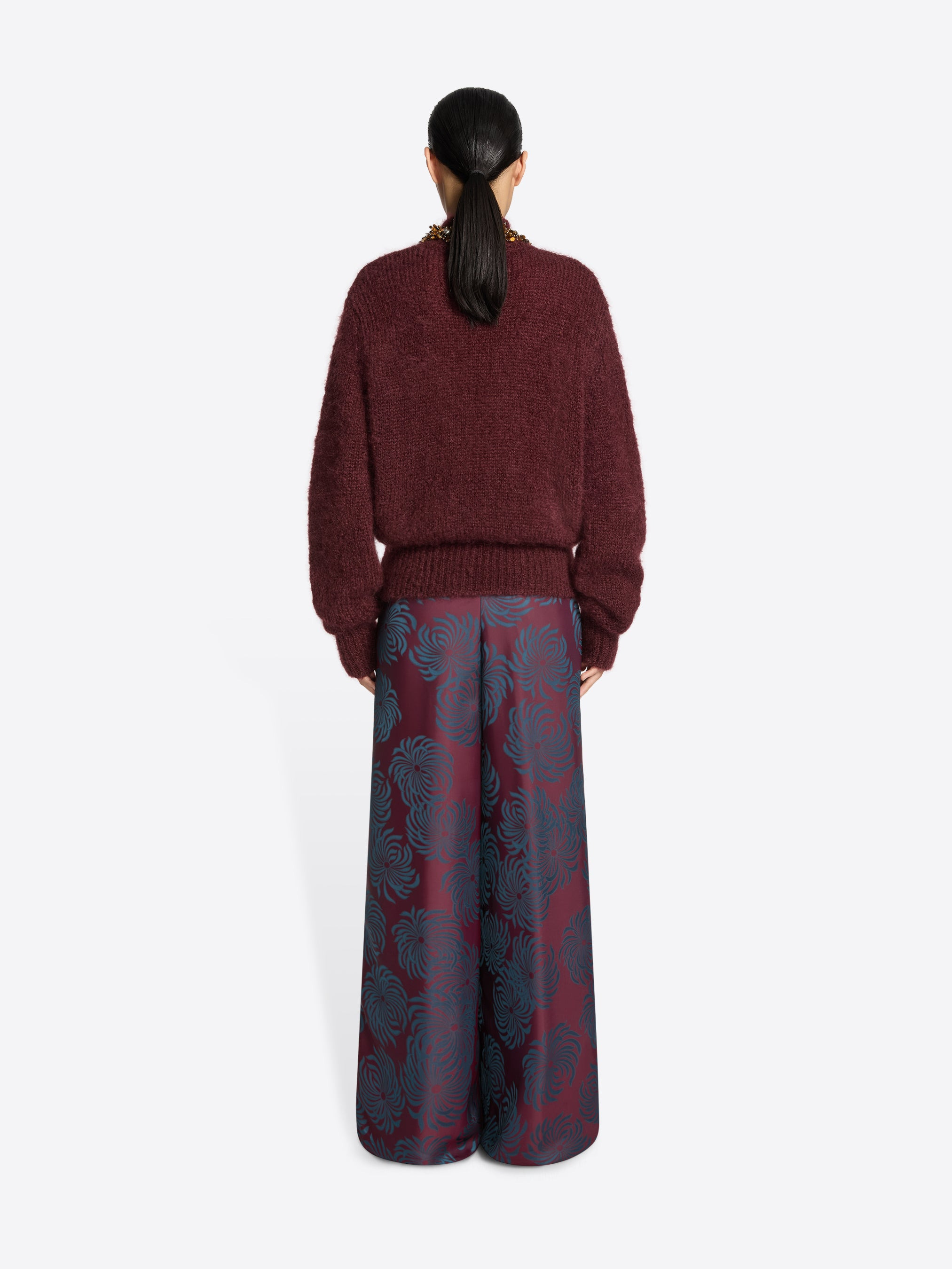WIDE PLEATED PANTS - 4