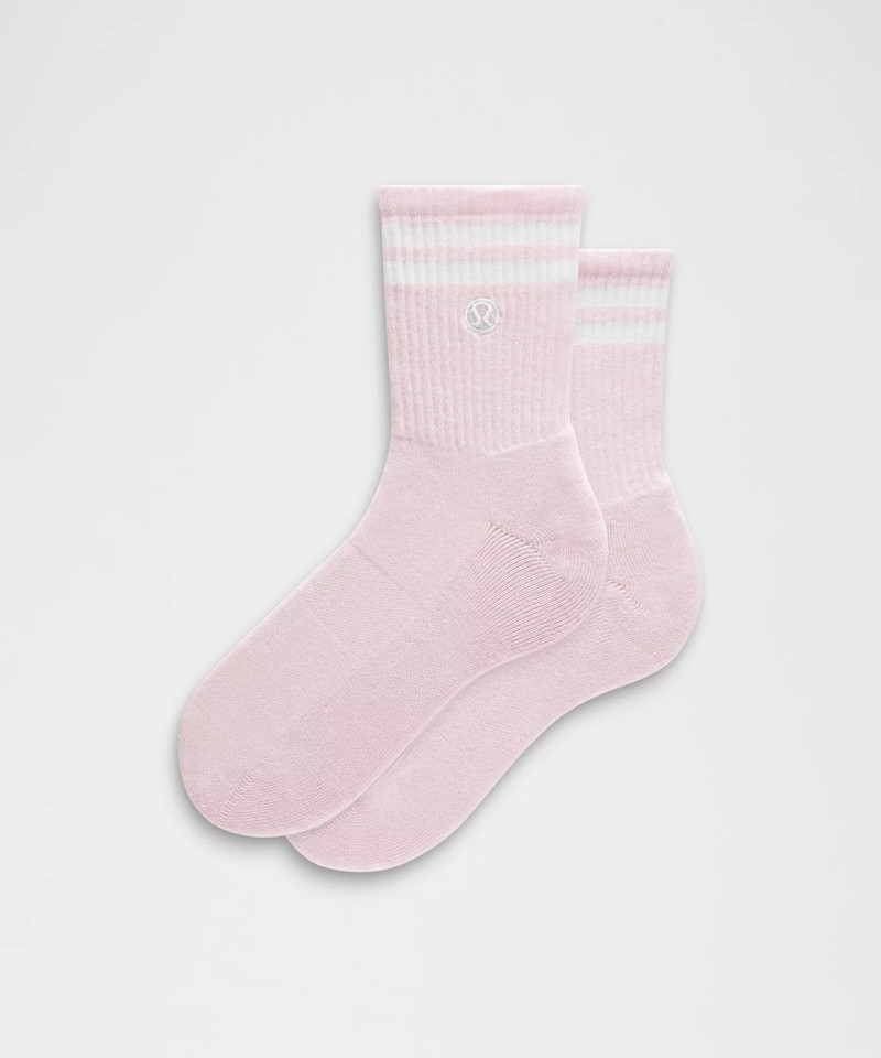 Unisex Daily Essential Quarter Socks *Stripe 1