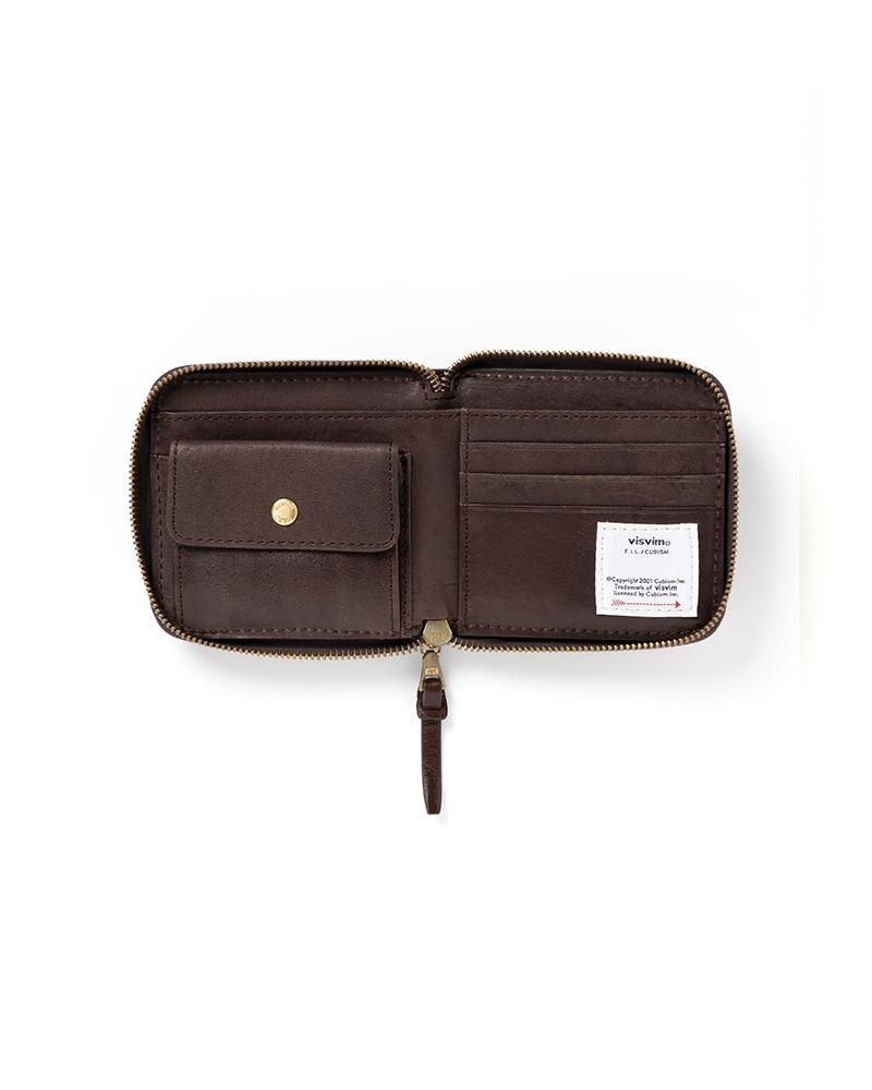LEATHER BI-FOLD DK.BROWN - 3