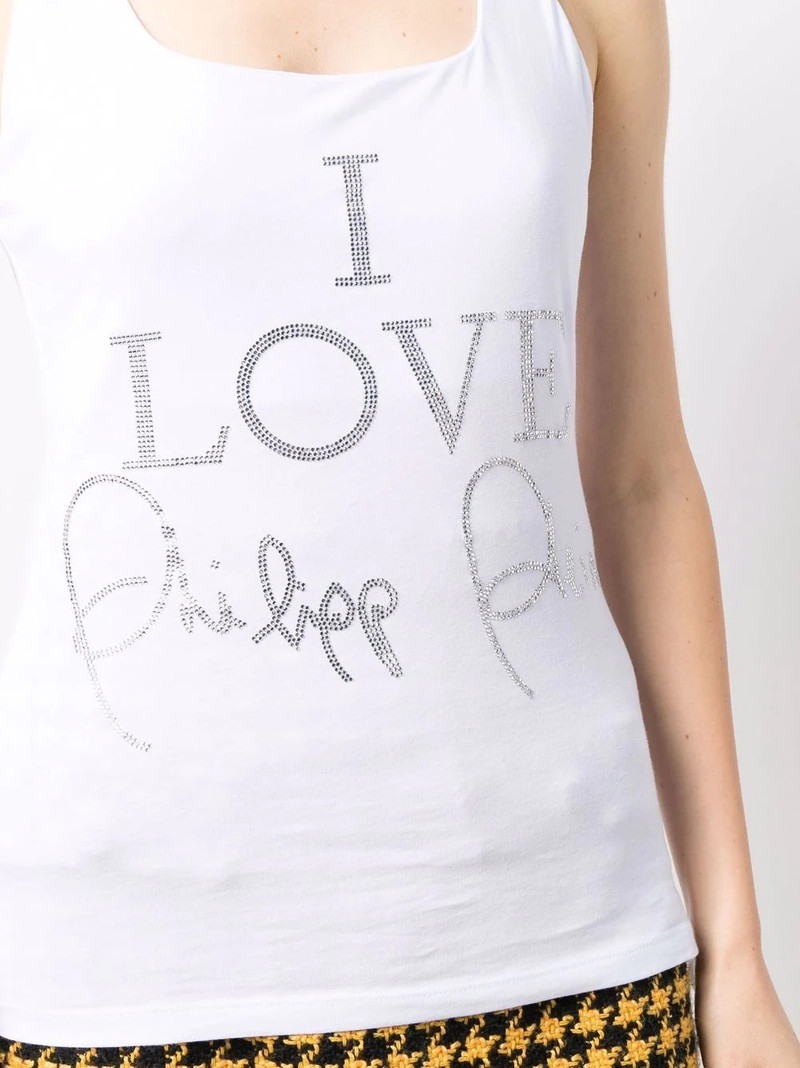 crystal-embellished tank top 5
