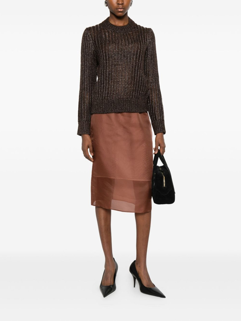 PESERICO open-knit sweater outlook