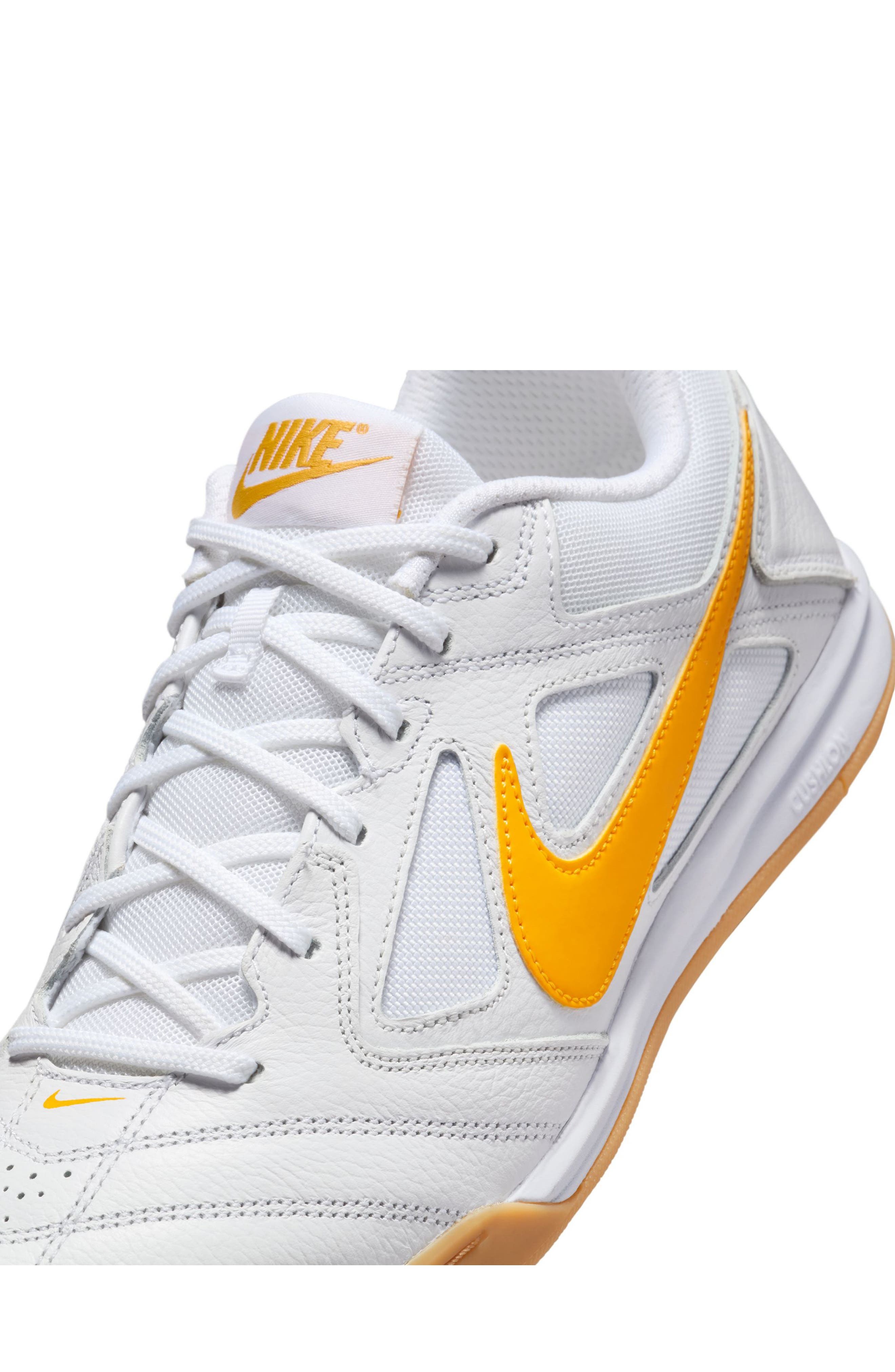Nike Gato Soccer Sneaker in 101 White/unigld at Nordstrom - 7