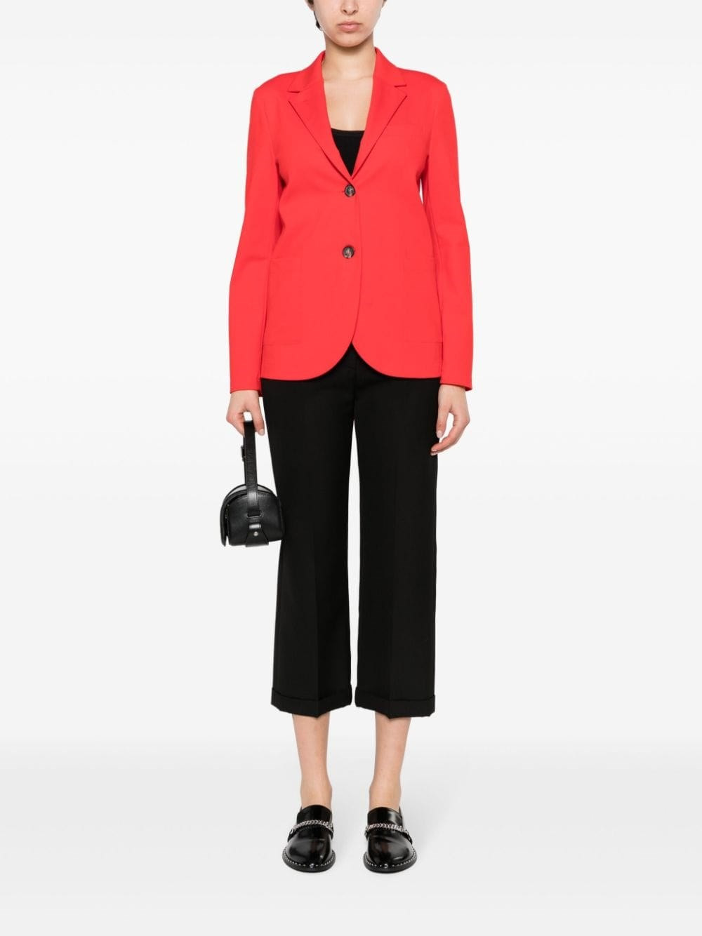 Single-breasted blazer jacket - 4