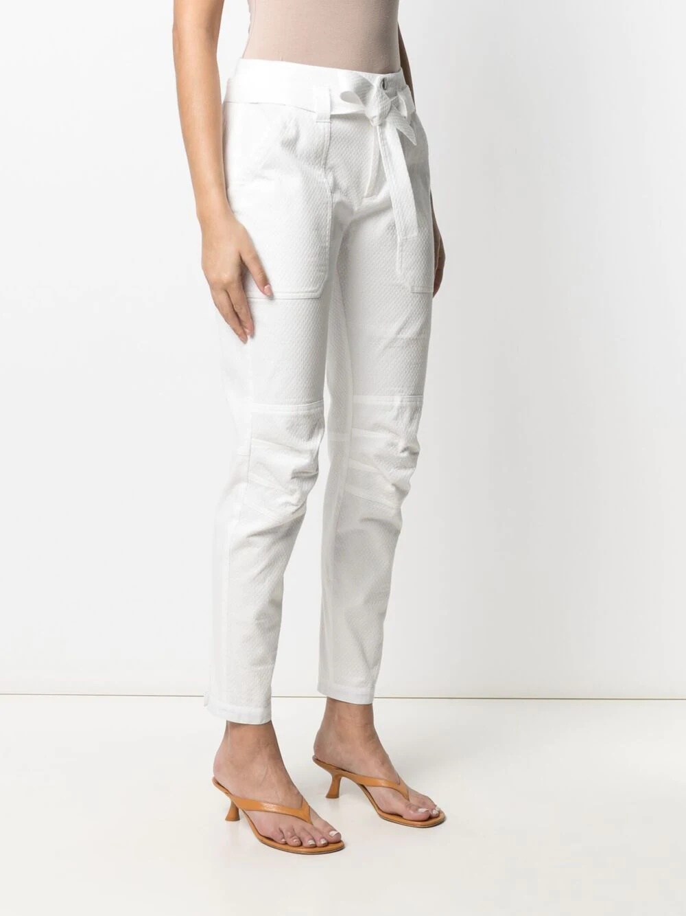 Abby cotton-blend trousers - 3