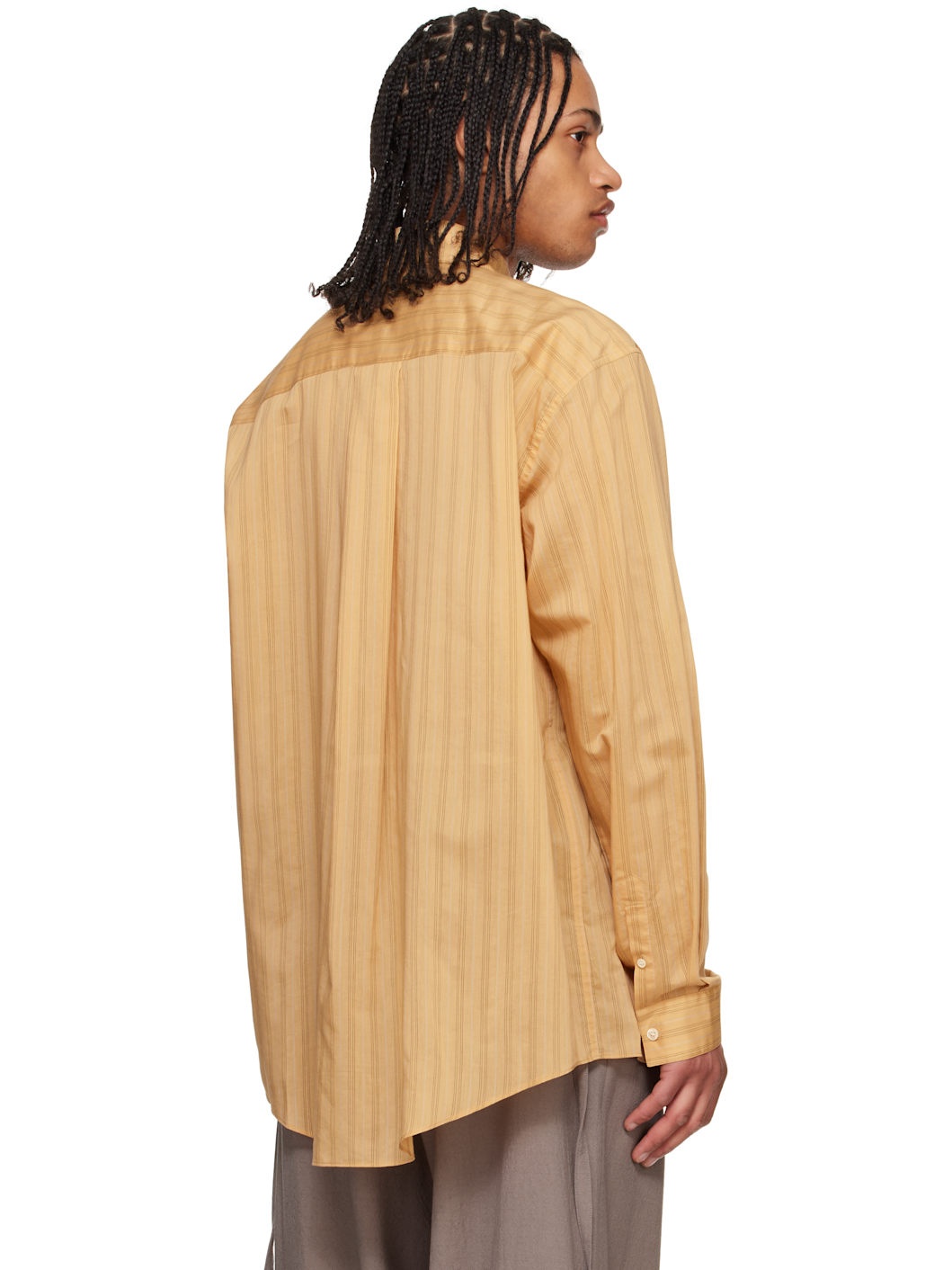 Yellow Vintage Lawn Shirt - 3