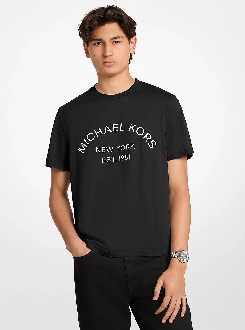 Graphic Logo Cotton Jersey T-Shirt - 1