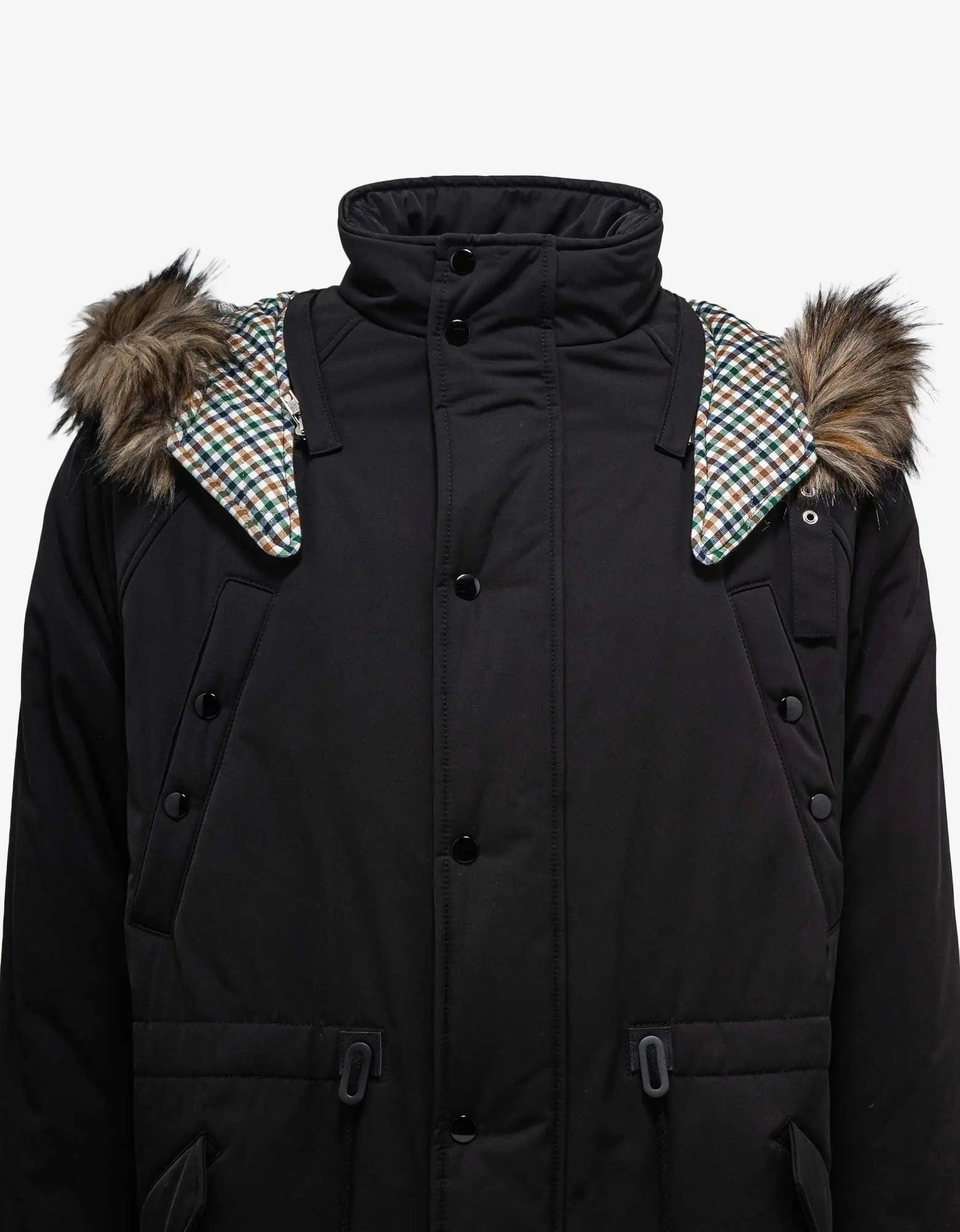 Kenzo Black Winter Parka - 3