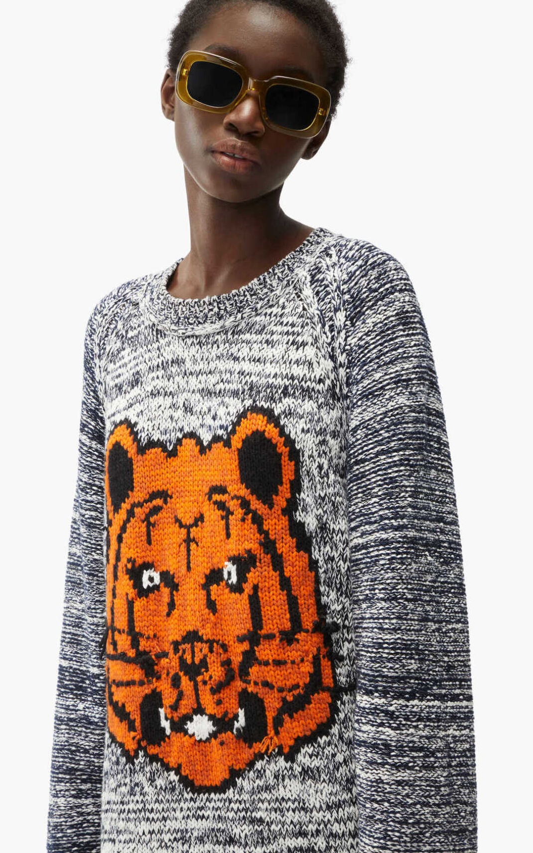 Reversible K-Tiger sweater dress - 5