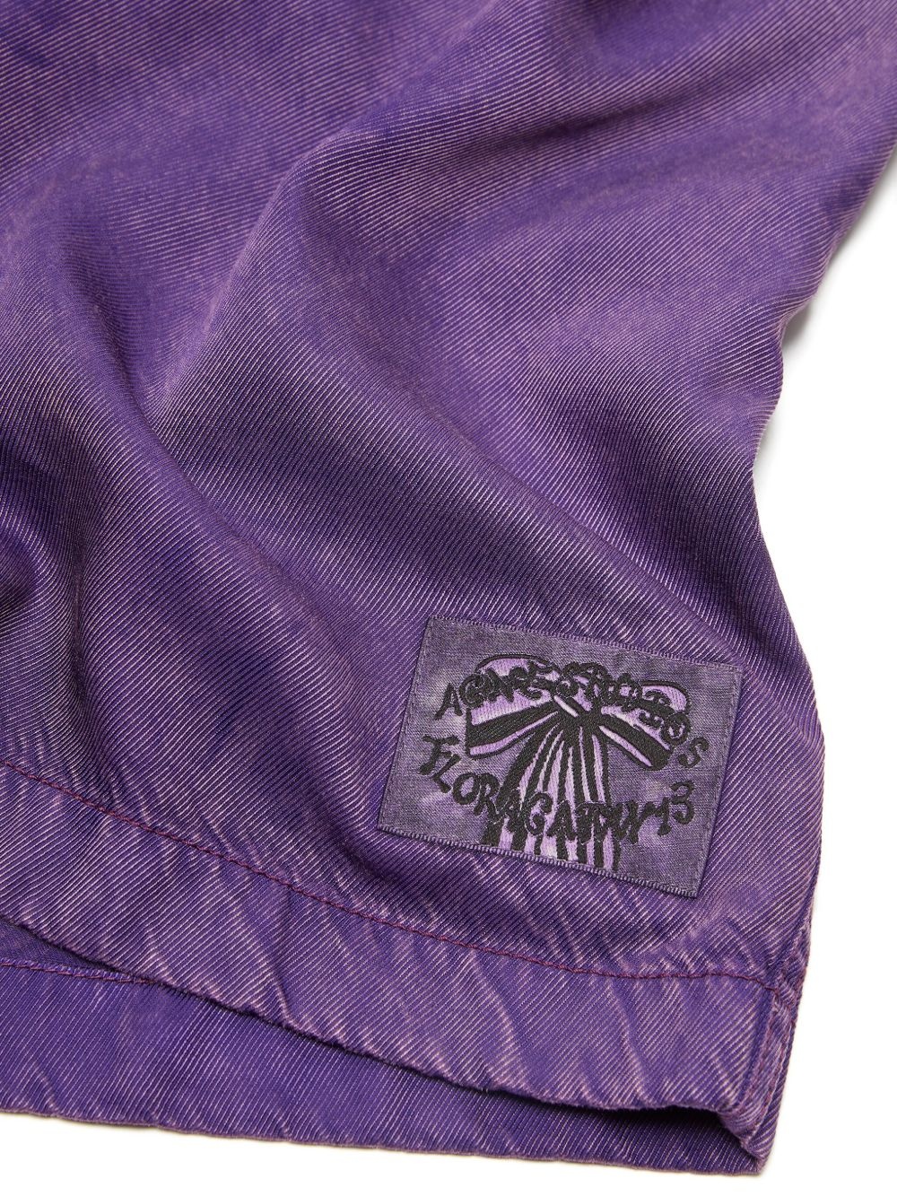 logo-patch swim shorts - 6