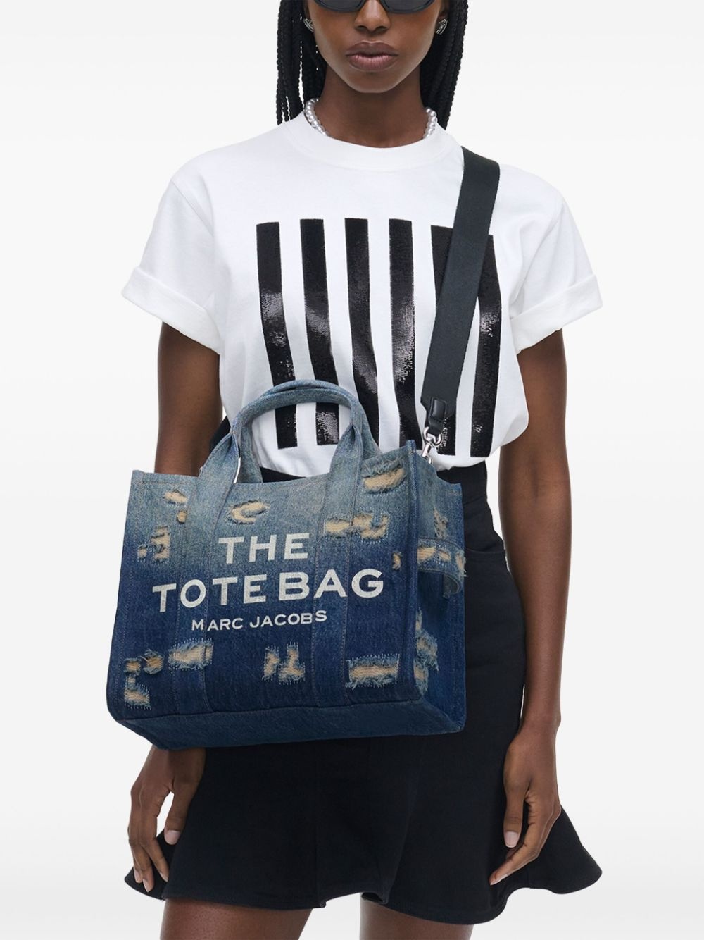 The Denim Medium Rip And Repair tote bag - 2