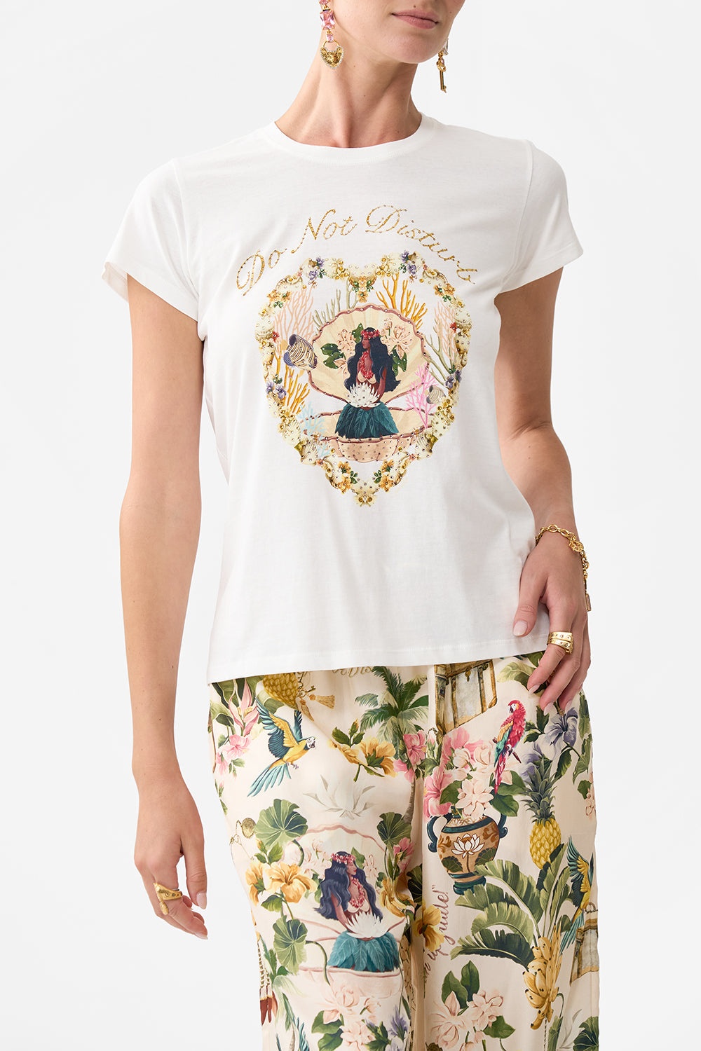 SLIM FIT ROUND NECK T-SHIRT - 5