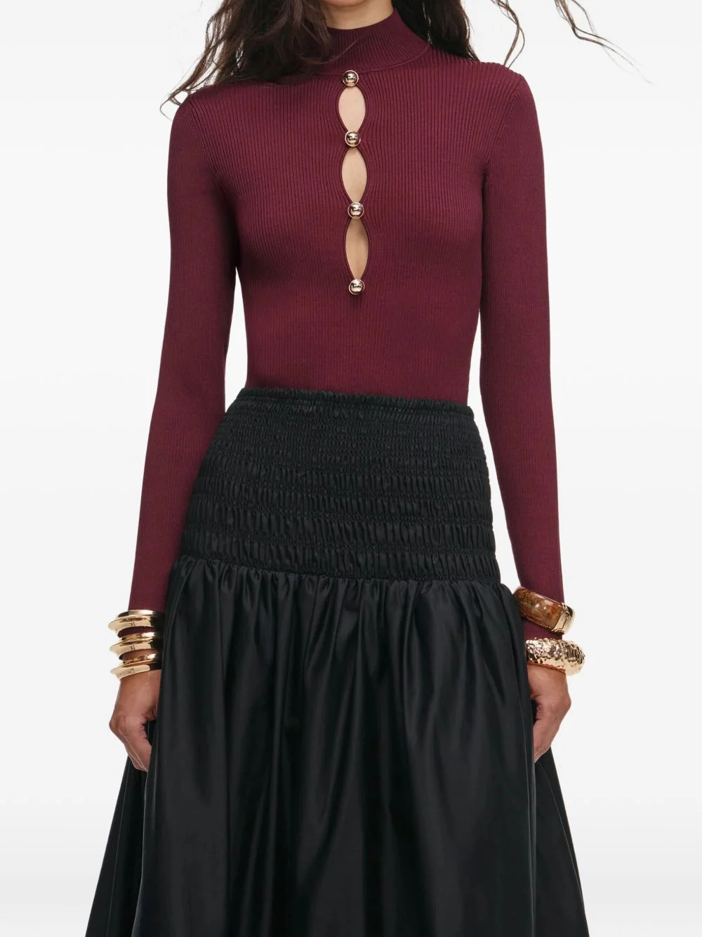 keyhole-embellishment top - 1