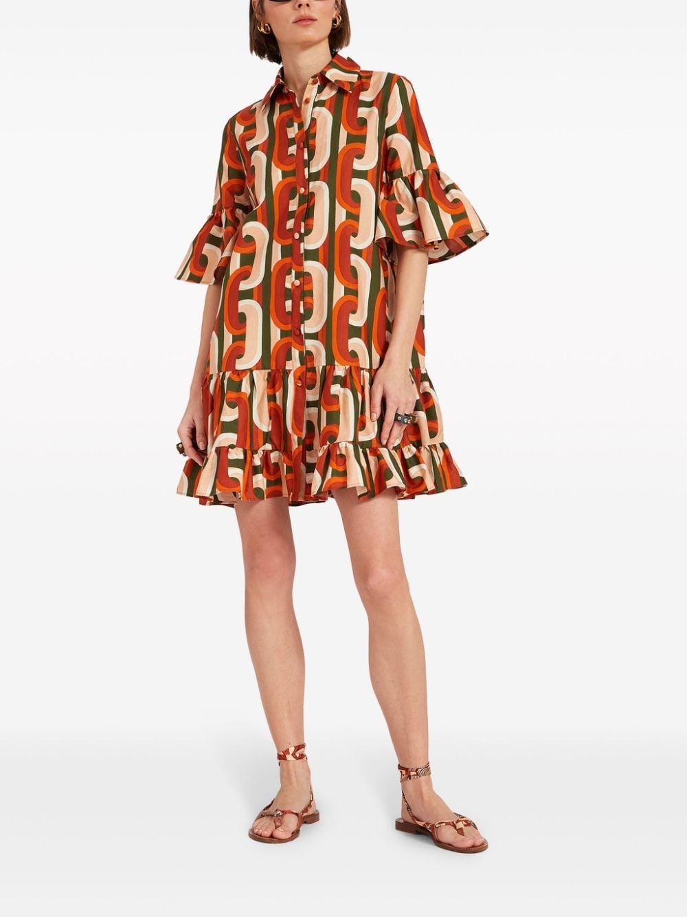 Choux cotton mini dress - 2