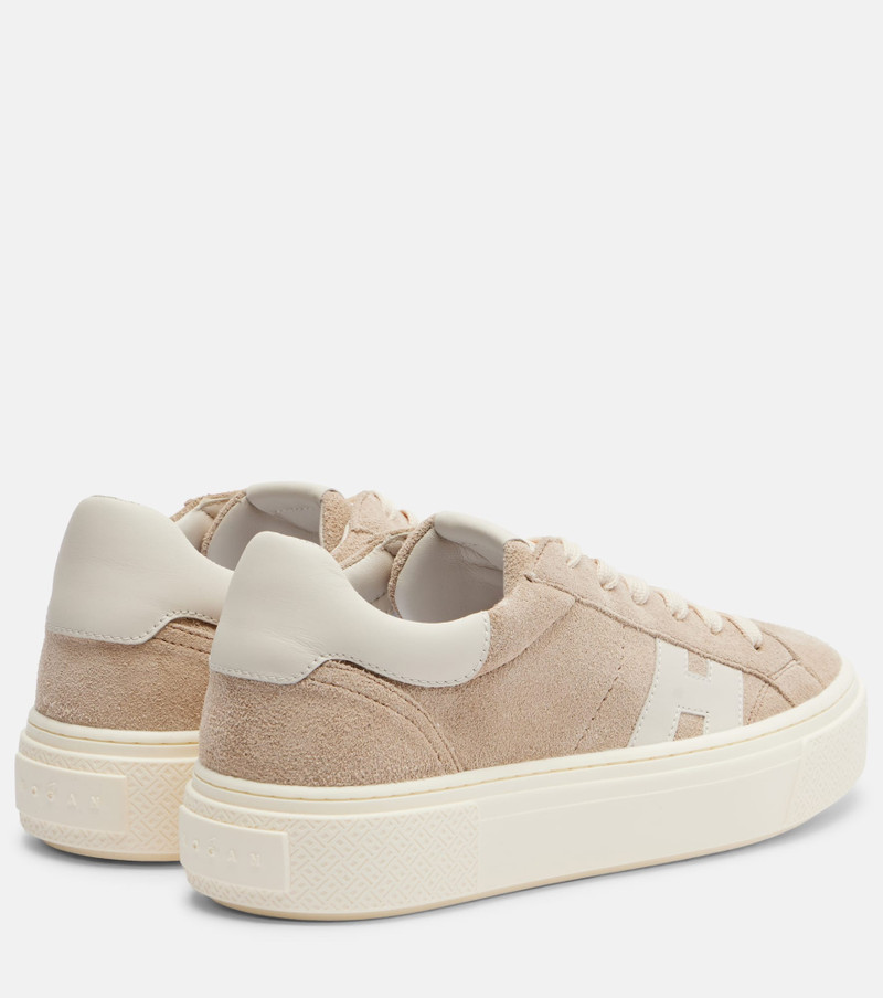 HOGAN H705 Allacciato H suede platform sneakers outlook