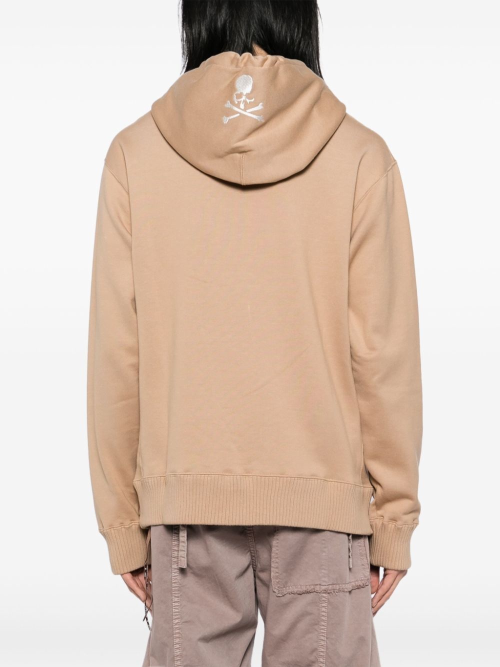 embroidered logo hoodie - 4