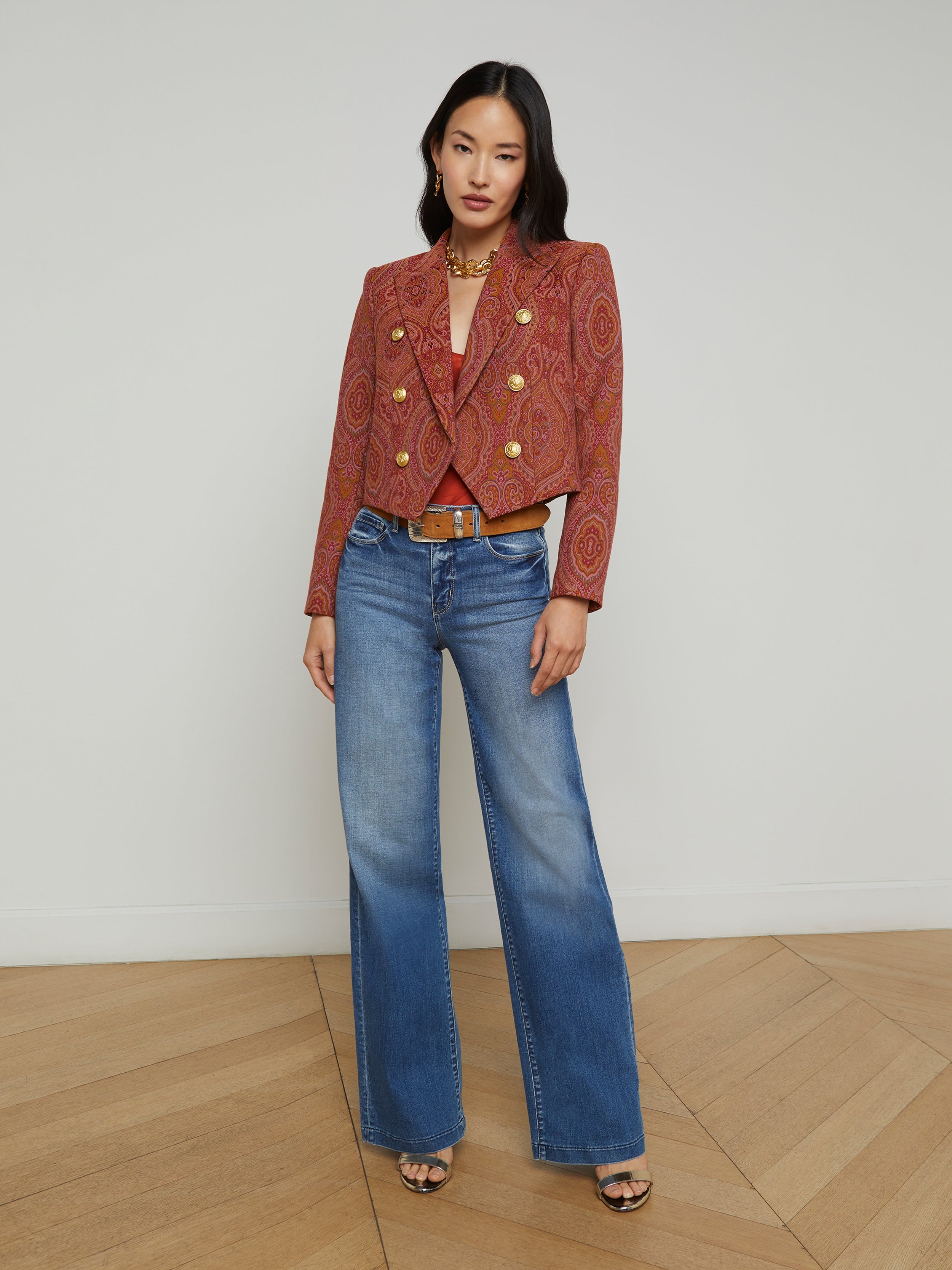 Lila Jacquard Blazer - 6
