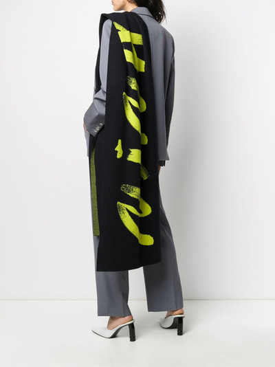 NINA RICCI logo-print oversized scarf outlook