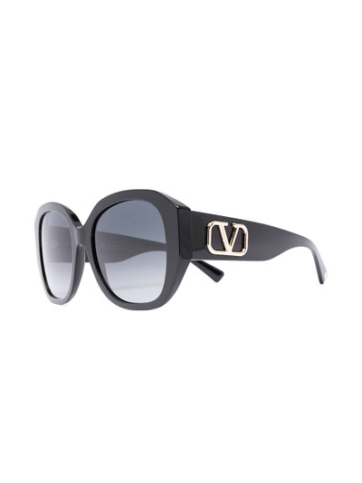 Valentino oversized-frame gradient-lens sunglasses outlook