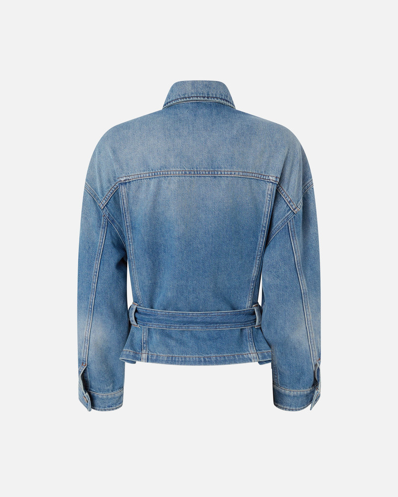 PINKO DENIM JACKET WITH BELT outlook