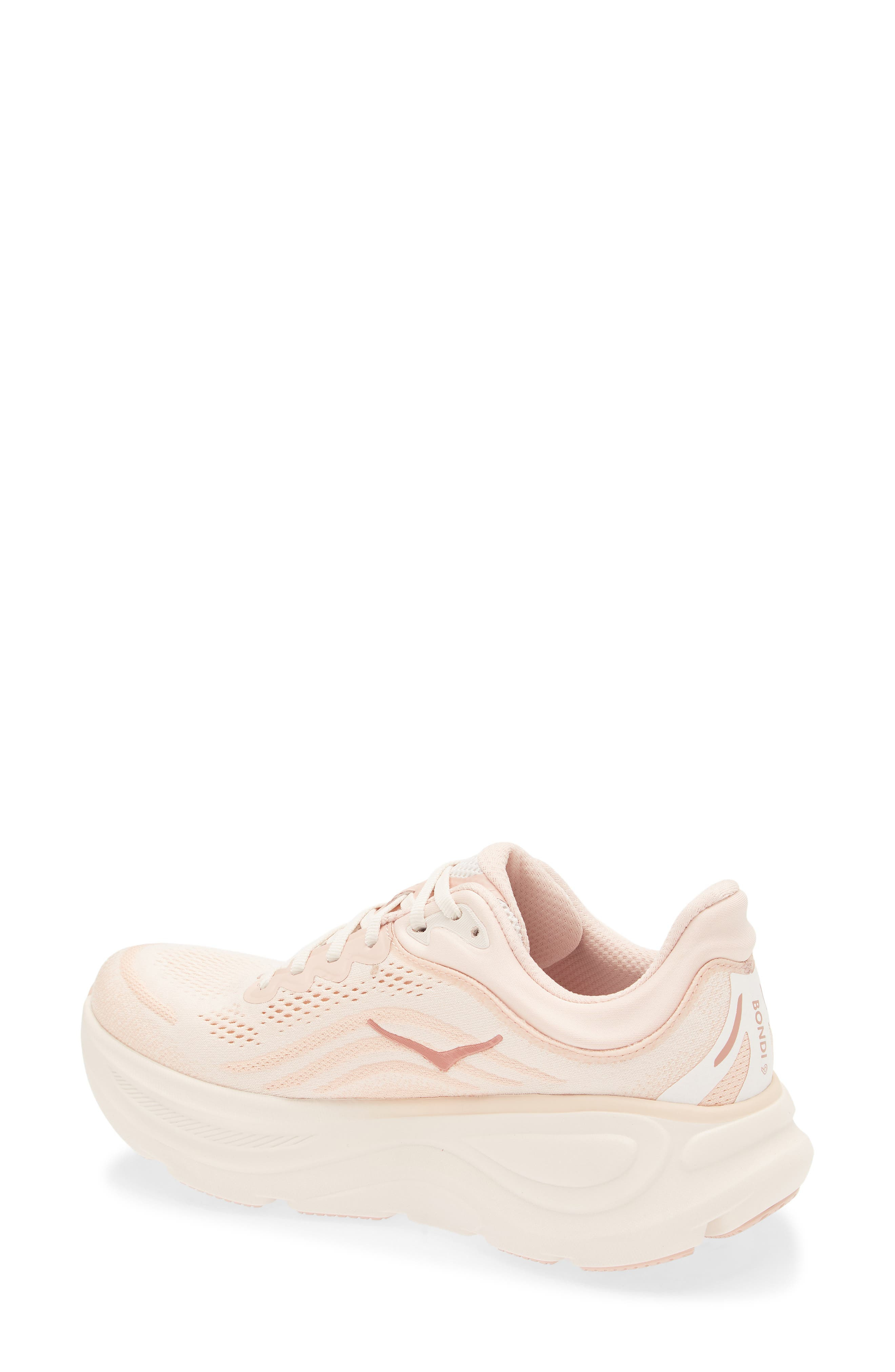 HOKA Bondi 9 Running Shoe in Rose Latte /Rose Cream at Nordstrom - 2