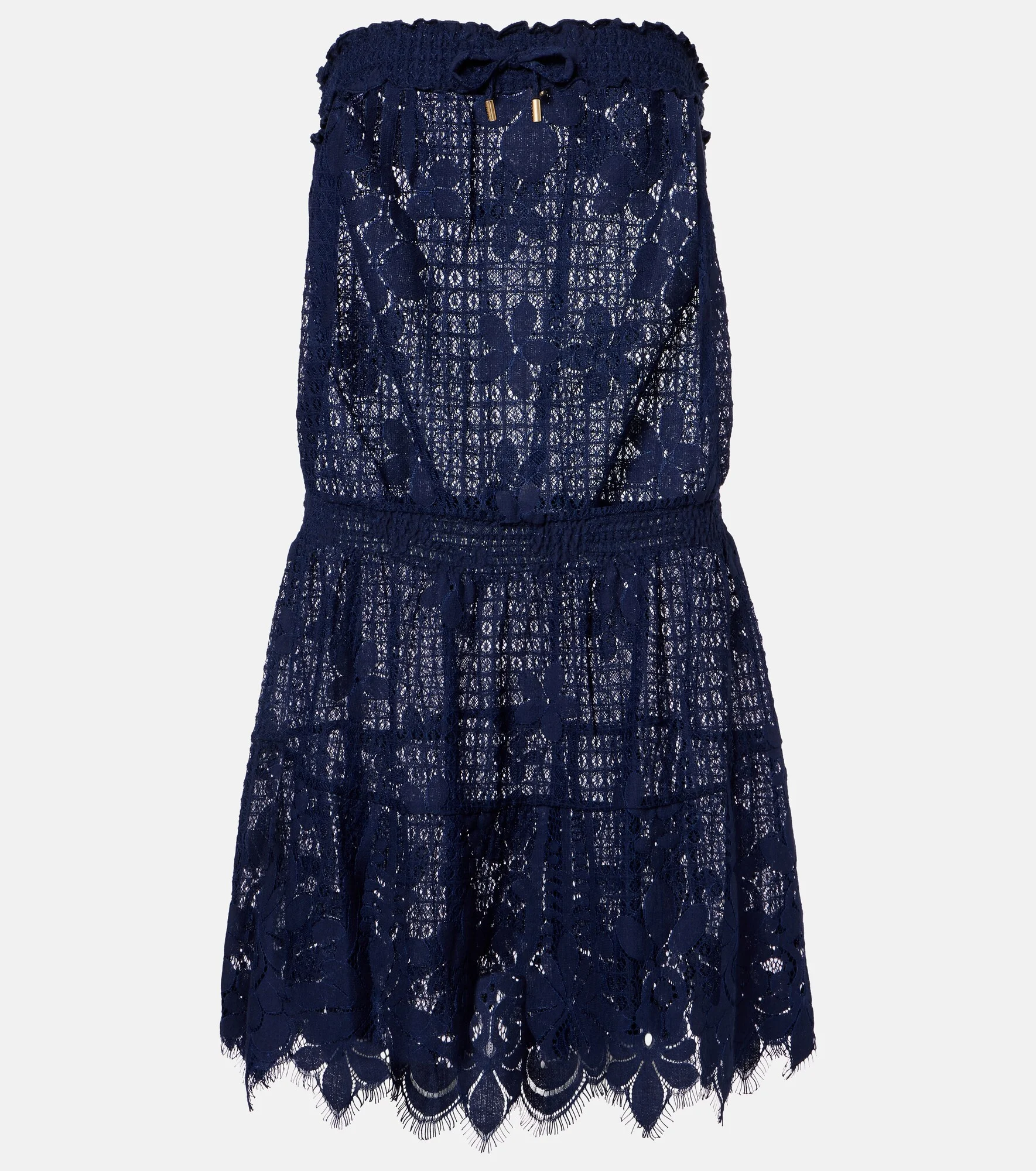 Isla HS cotton-blend lace romper - 1