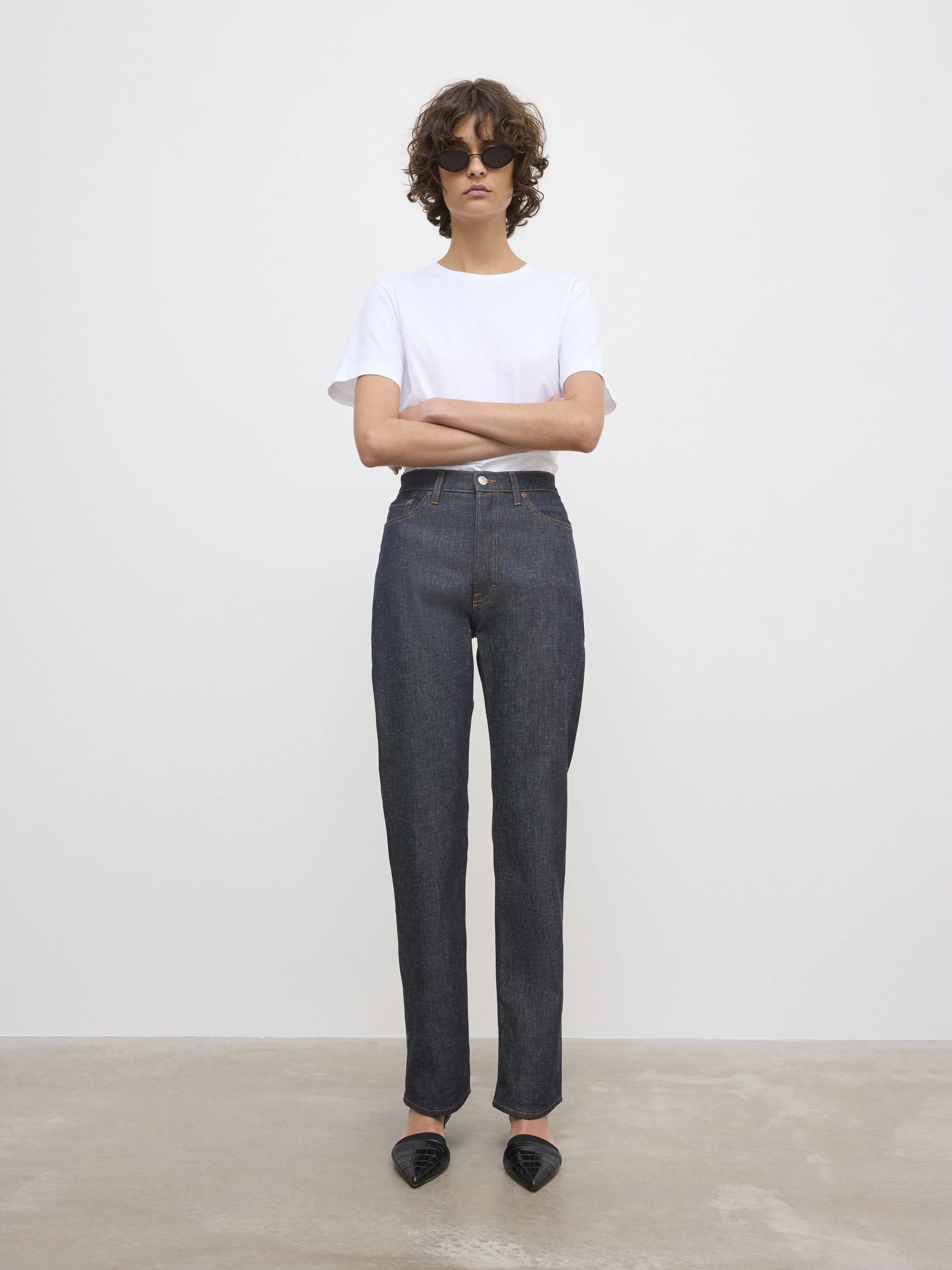 Straight leg denim - 1