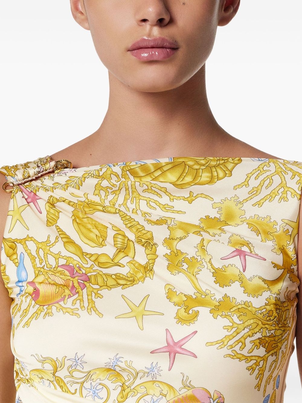 Underwater Barocco mini dress - 5