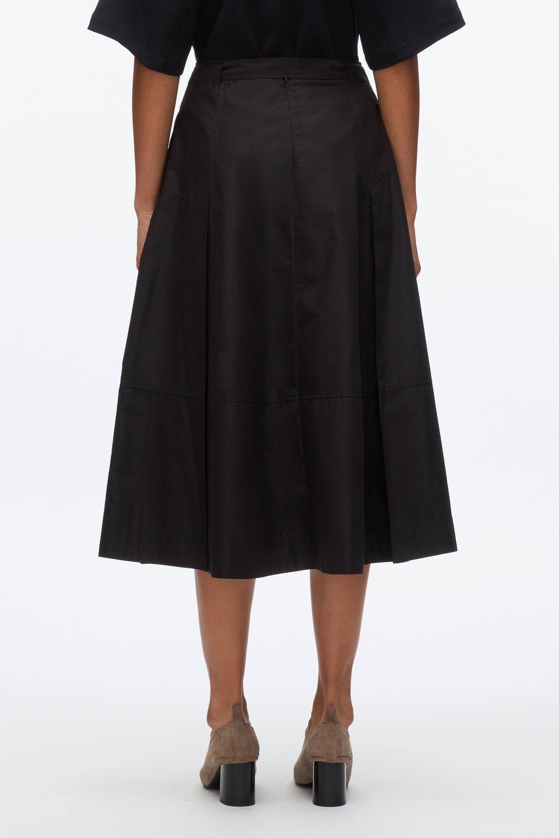Pleated Utility Skirt - 4